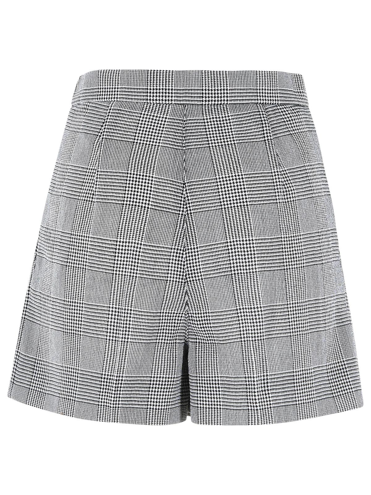 Max Mara 'Agoraio' Shorts In Blue And White Virgin Wool Women MAX MARA