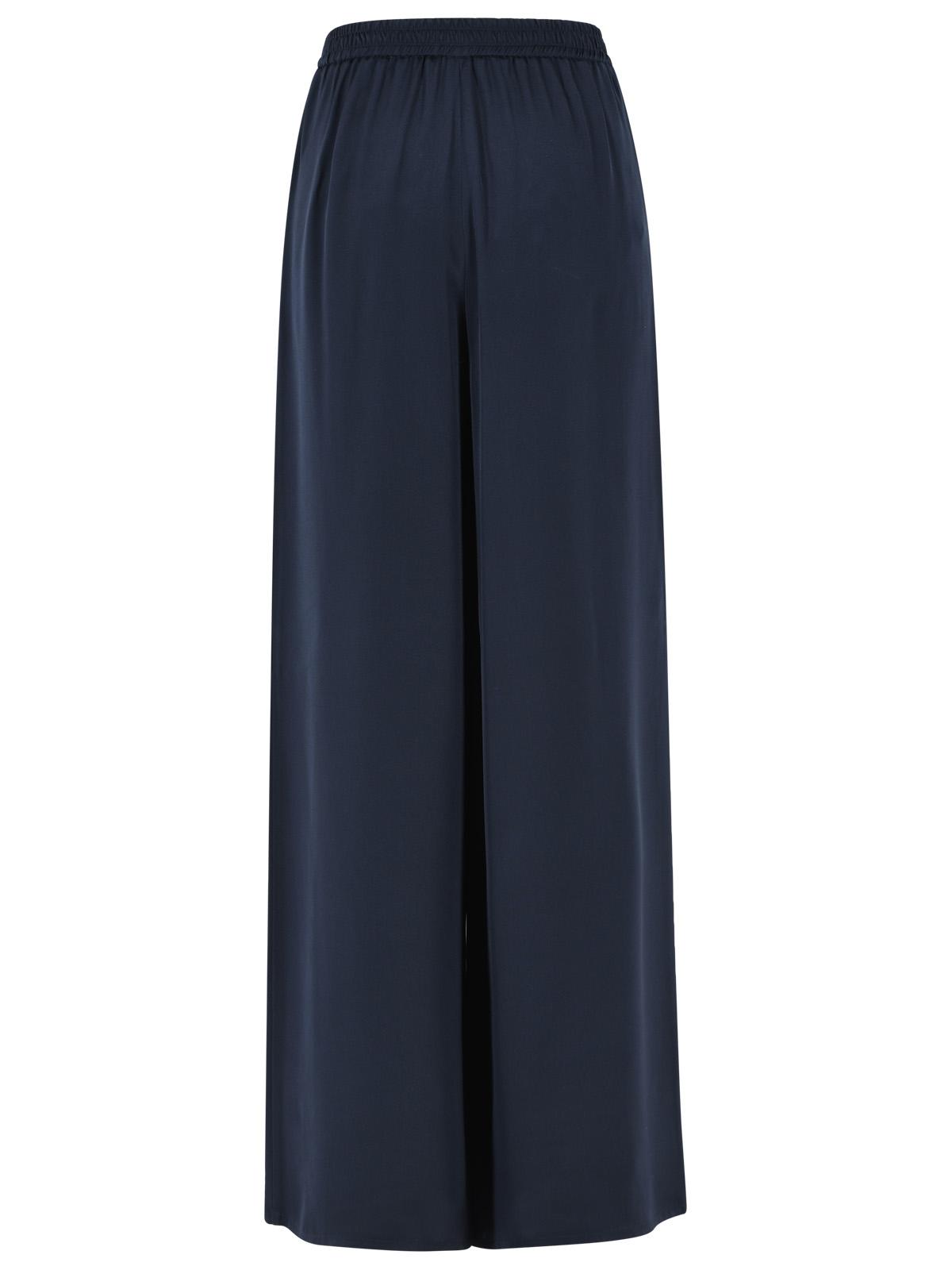 Max Mara Navy Blue 'Volonta' Heavy Silk Soft Pants Women MAX MARA
