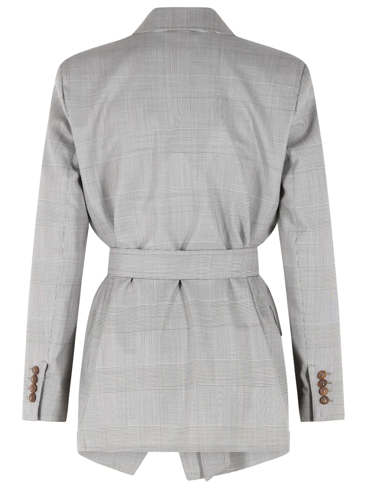 Max Mara 'Nasello' Olive Green Prince Of Wales Wool Robe Jacket Women MAX MARA