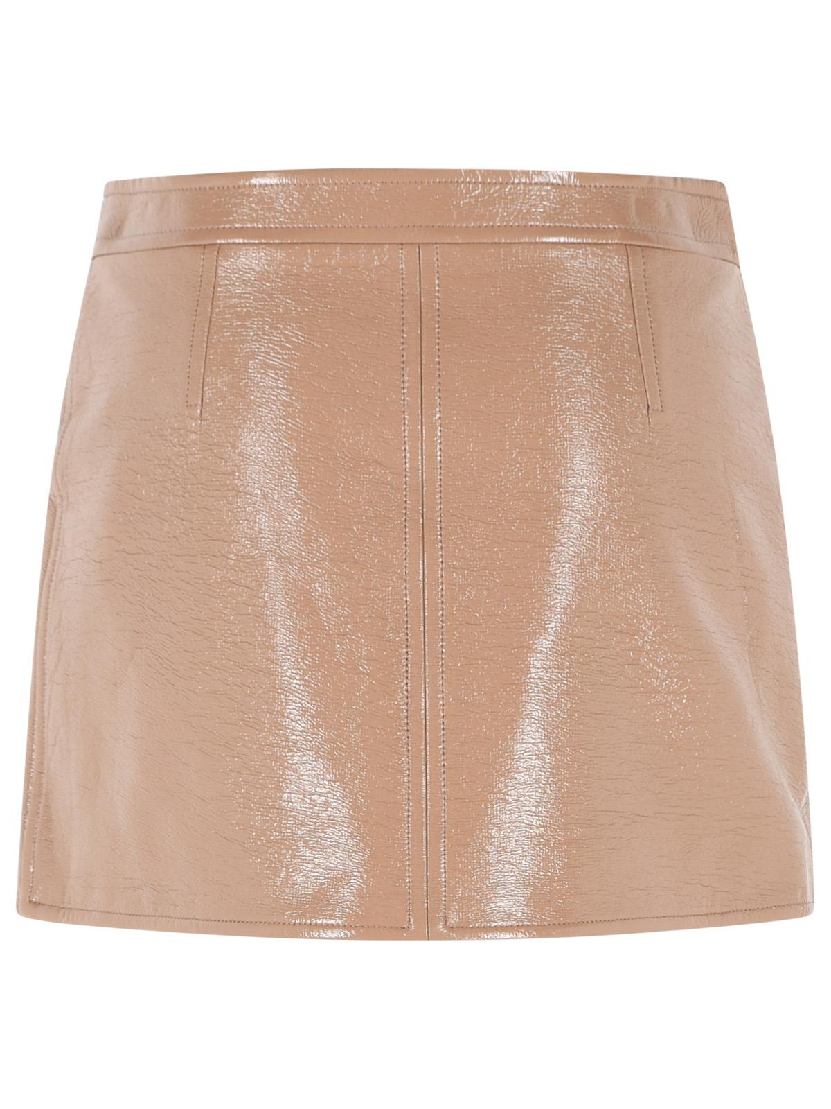 Courreges 'Reedition' 'Bronzer' Vinyl Miniskirt Women COURREGES