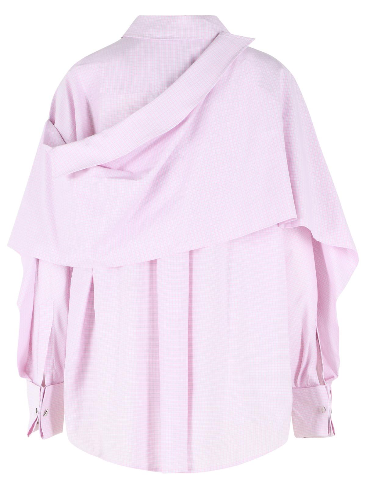 The Attico Pink Cotton Shirt Women THE ATTICO