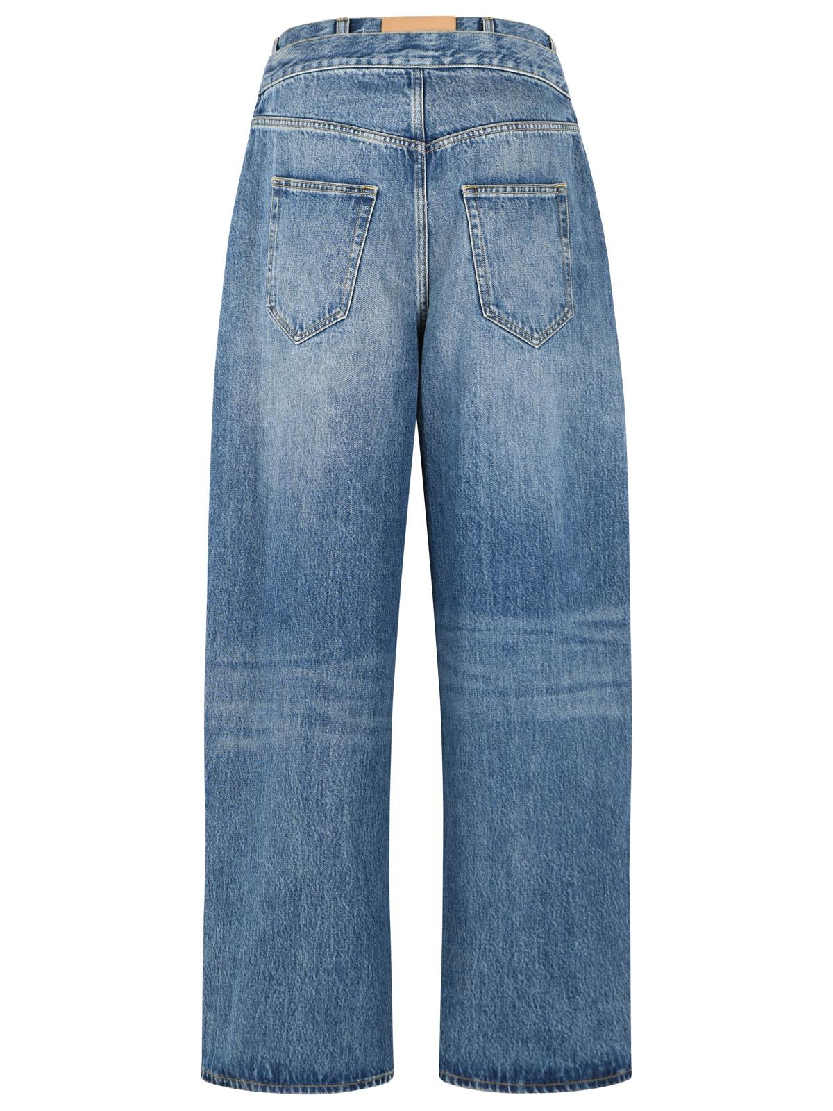 The Attico Long Blue Denim Jeans Women THE ATTICO