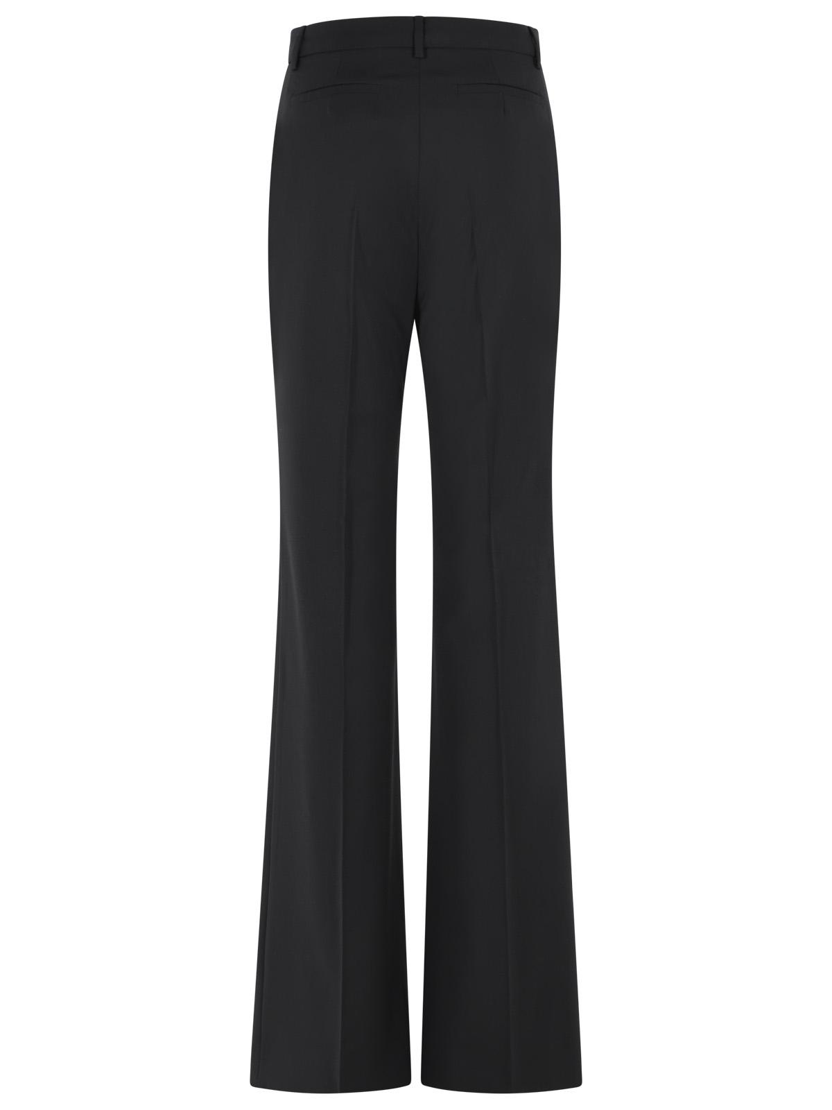 Sportmax 'Hangar' Black Virgin Wool Pants Women SPORTMAX