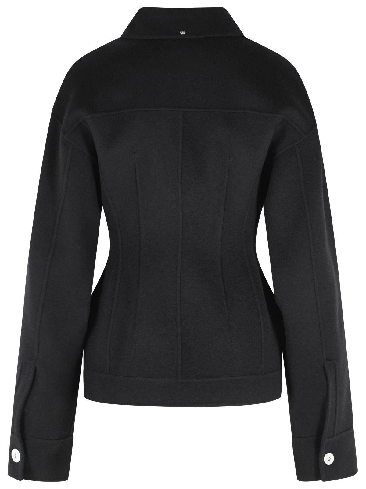 Sportmax 'Arena' Black Virgin Wool Jacket Women SPORTMAX