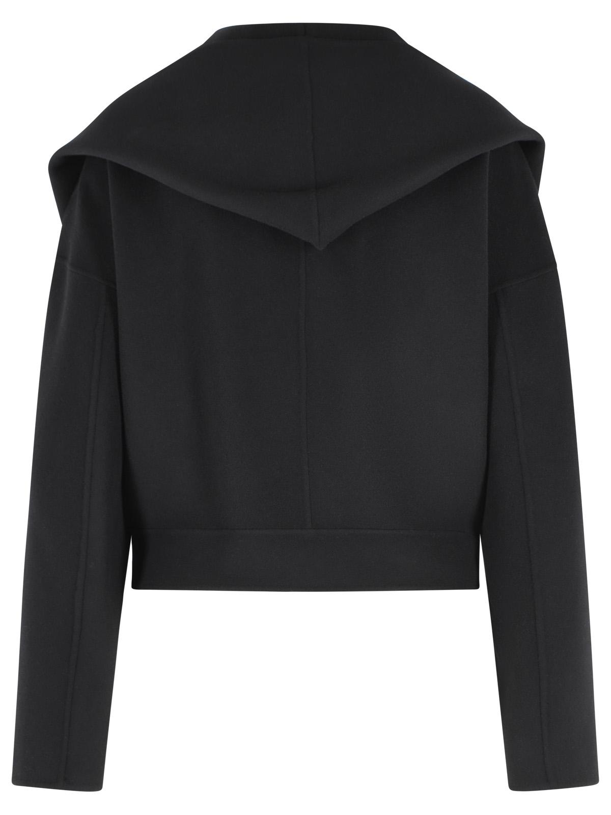 Sportmax 'Idoneo' Black Virgin Wool Jacket Women SPORTMAX