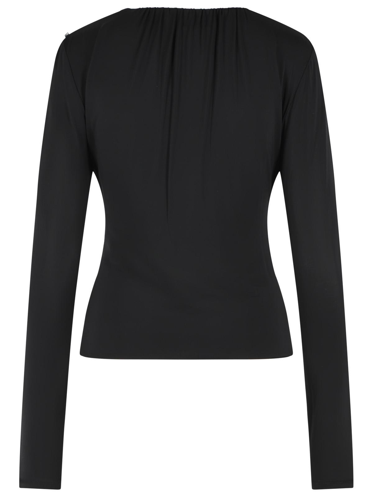 Sportmax 'Beato' Black Viscose Top Women SPORTMAX