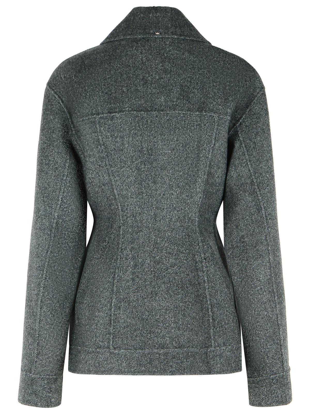 Sportmax 'Calcio' Pure Grey Wool Jacket Women SPORTMAX