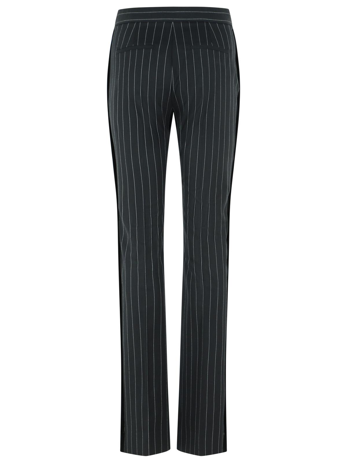 Sportmax 'Ricordo' Slim Flare Pants In Black Stretch Wool Women SPORTMAX