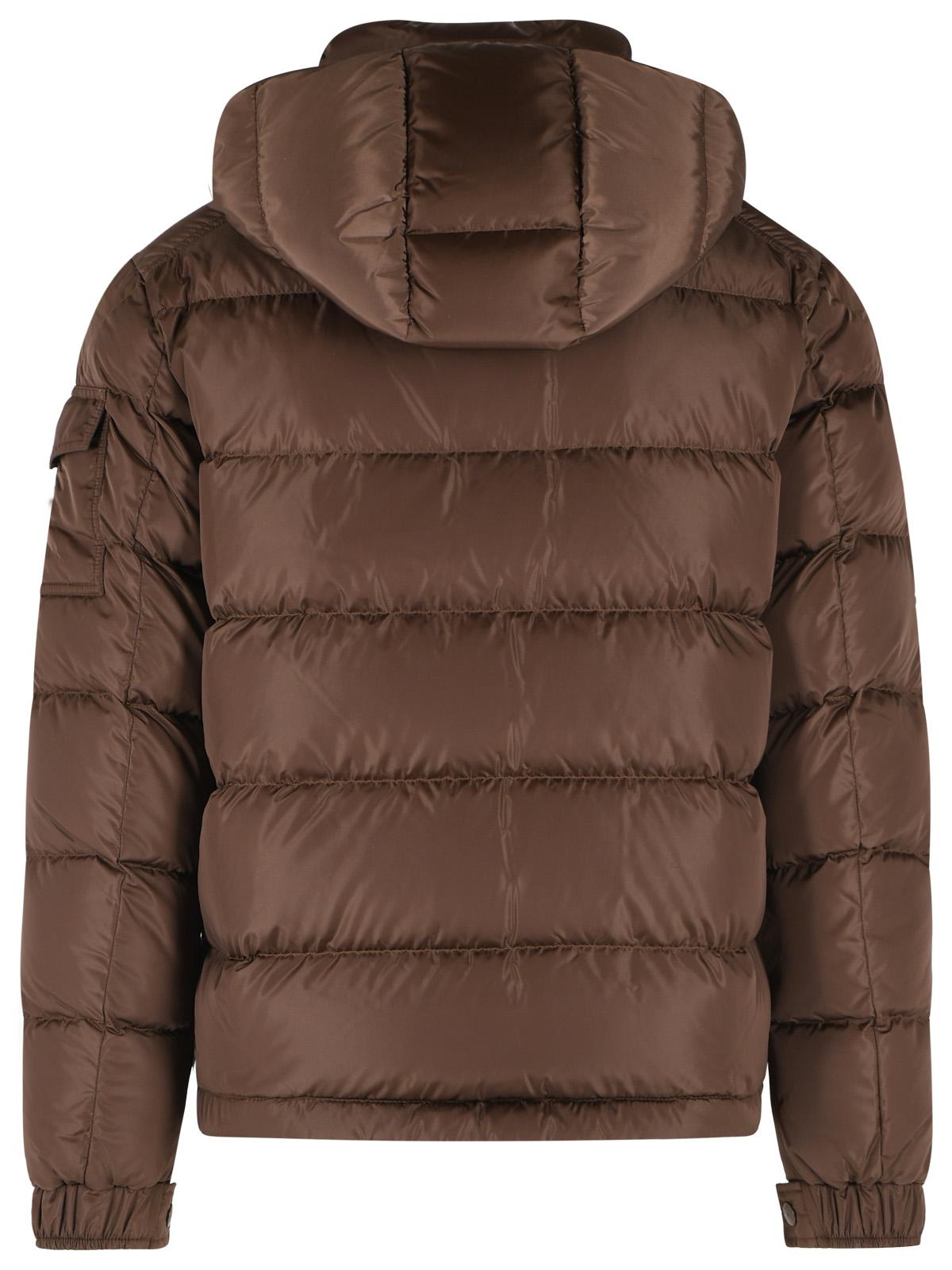 Moncler Matt 'Maya' Brown Polyamide Down Jacket Men MONCLER
