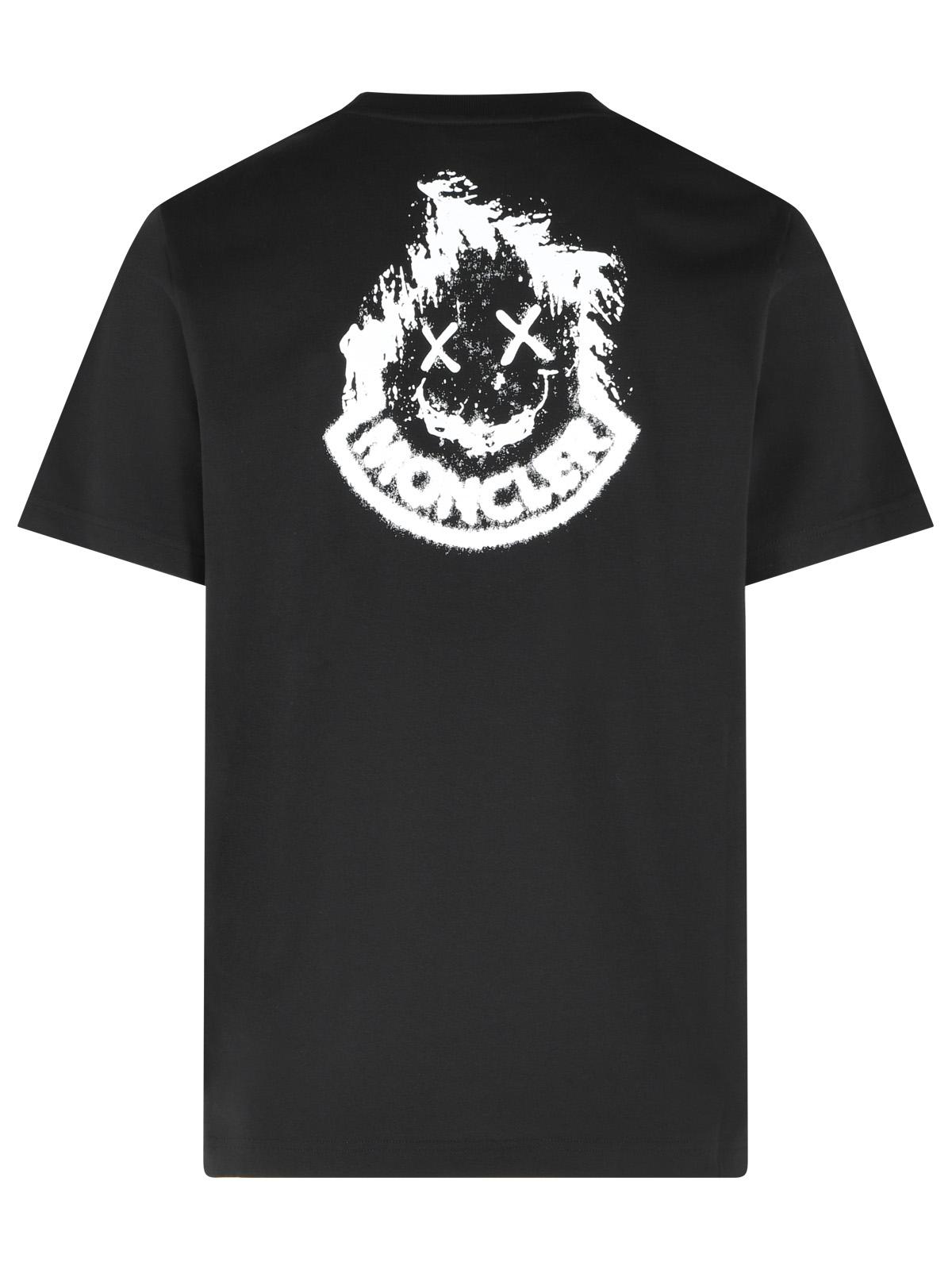 Moncler Black Cotton T-Shirt Men MONCLER