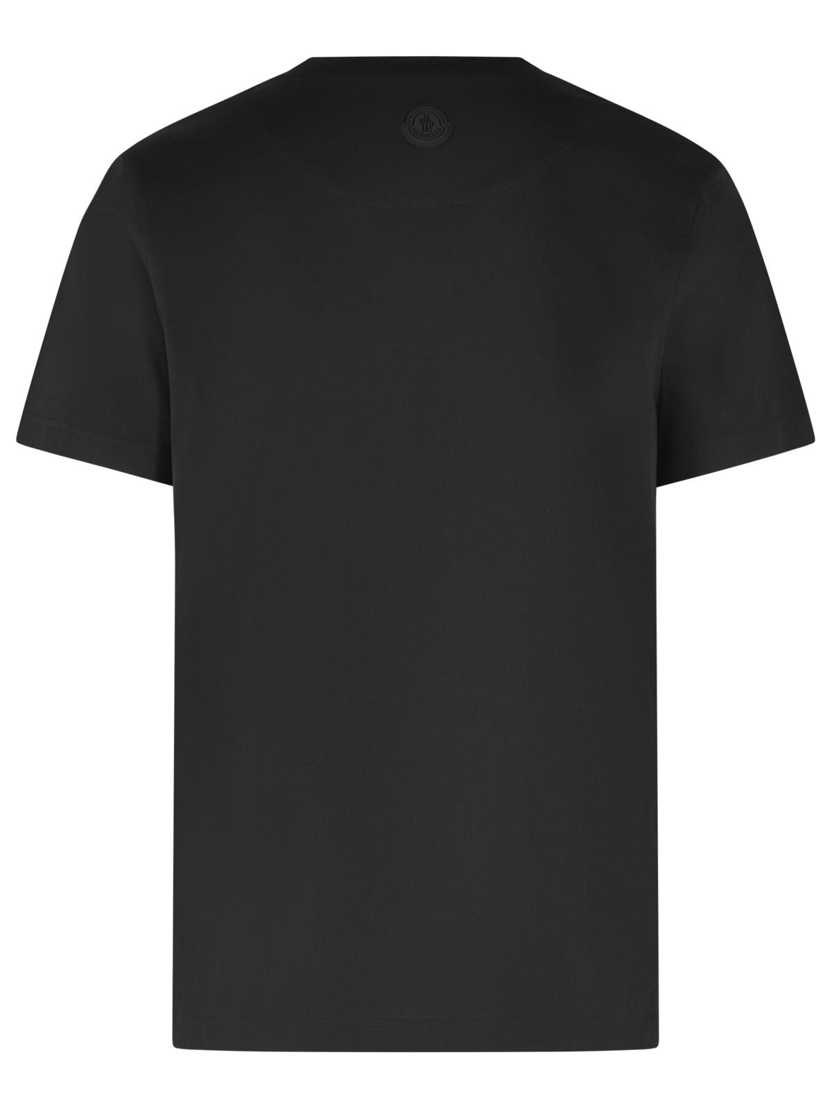 Moncler Black Cotton T-Shirt Men MONCLER
