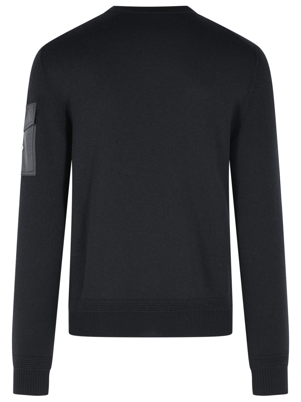 Moncler 'Tricot' Blue Virgin Wool Sweatshirt Men MONCLER