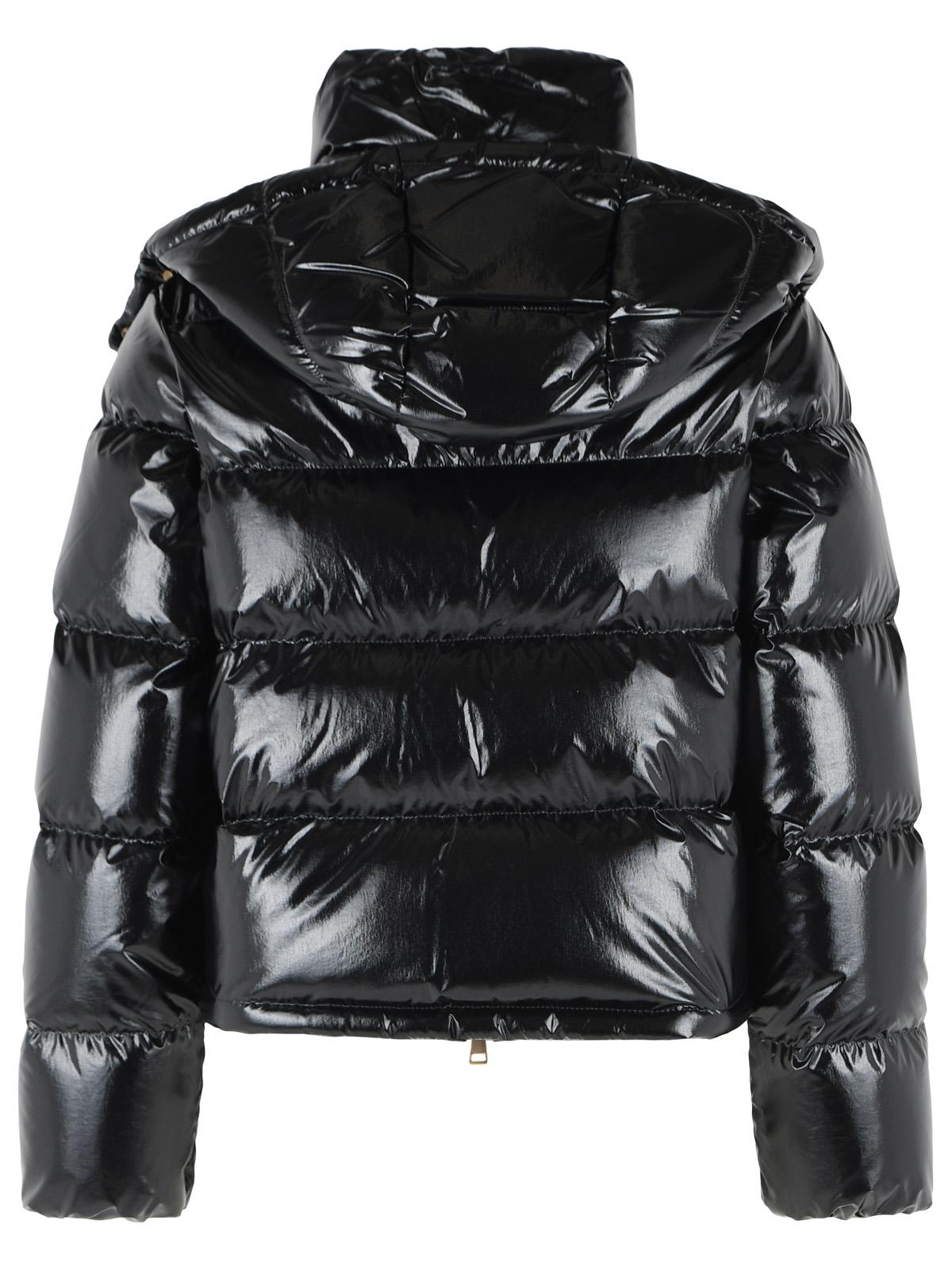 Moncler 'Niveole' Glossy Black Polyamide Down Jacket Women MONCLER
