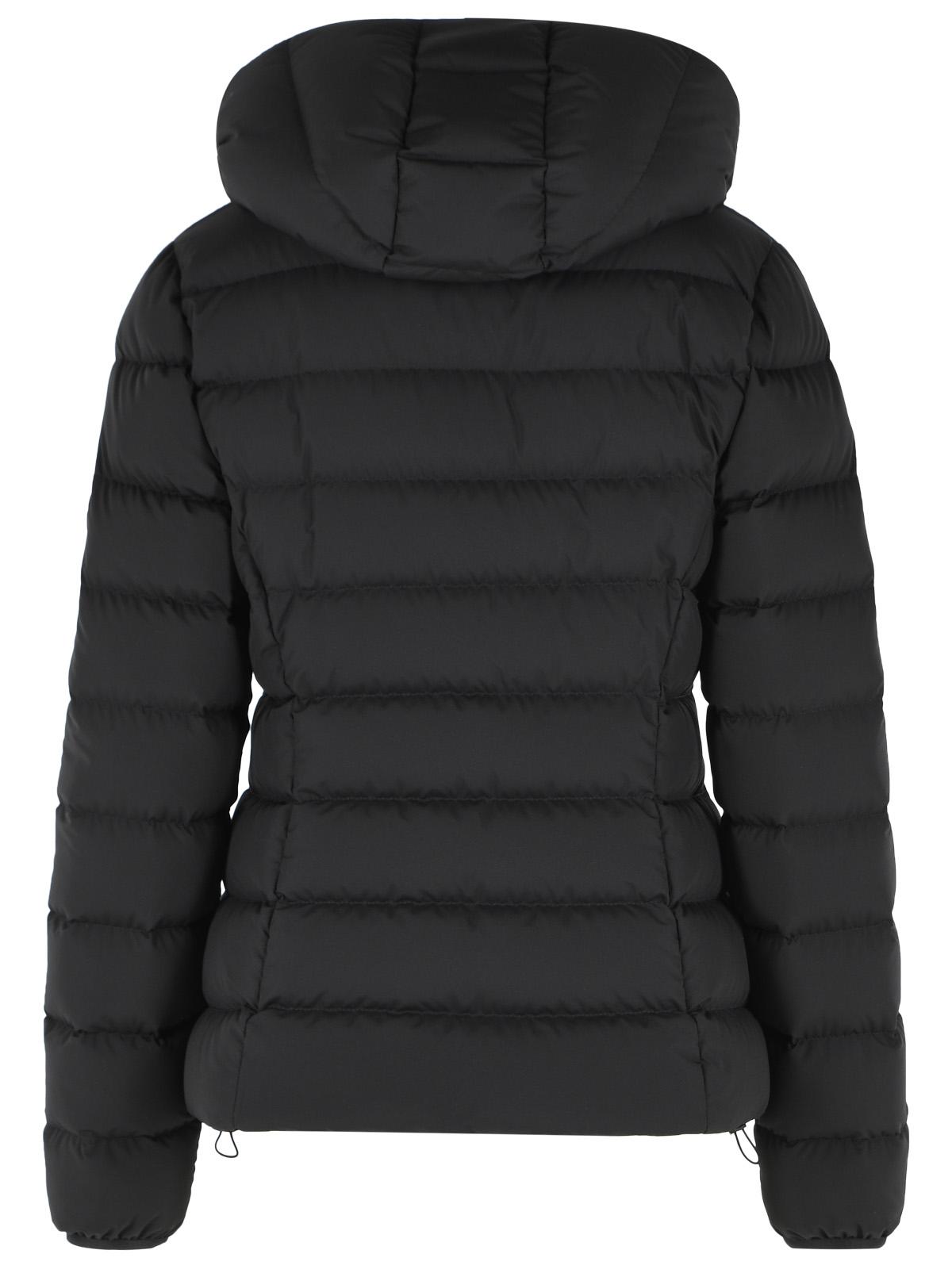 Moncler 'Herbes' Matt Black Polyester Down Jacket Women MONCLER
