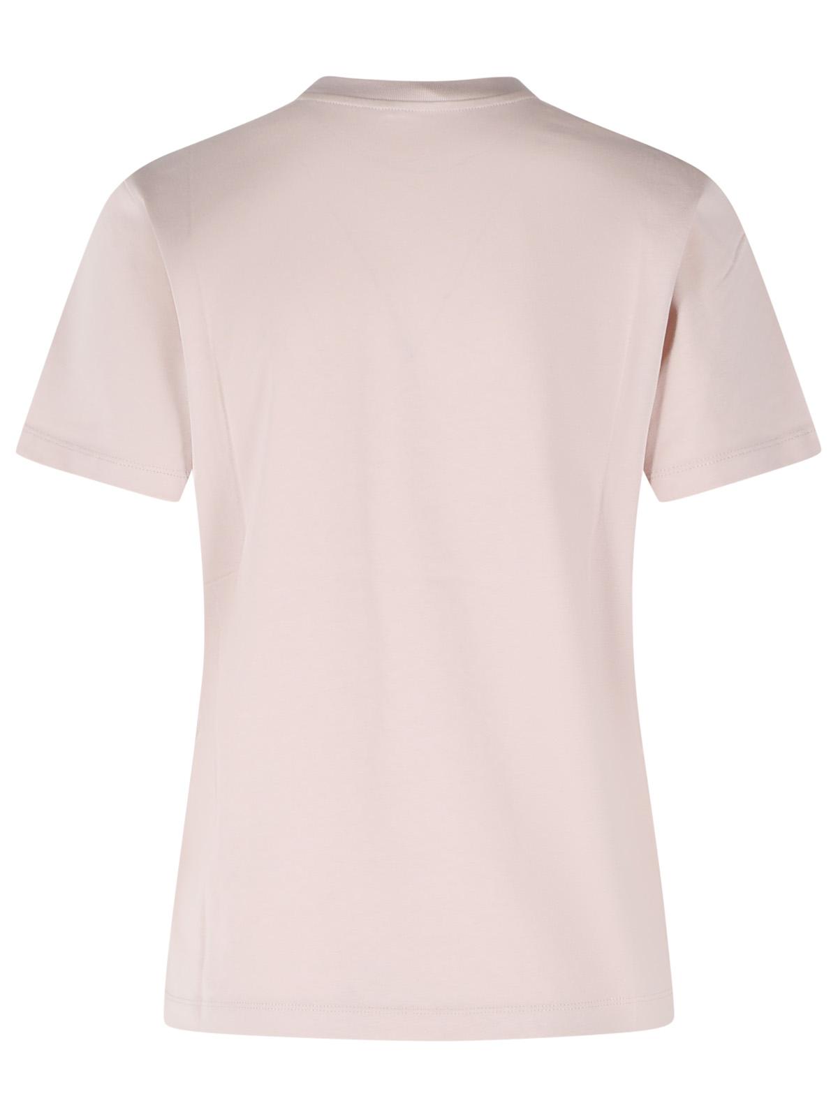 Moncler Pink Cotton T-Shirt Women MONCLER