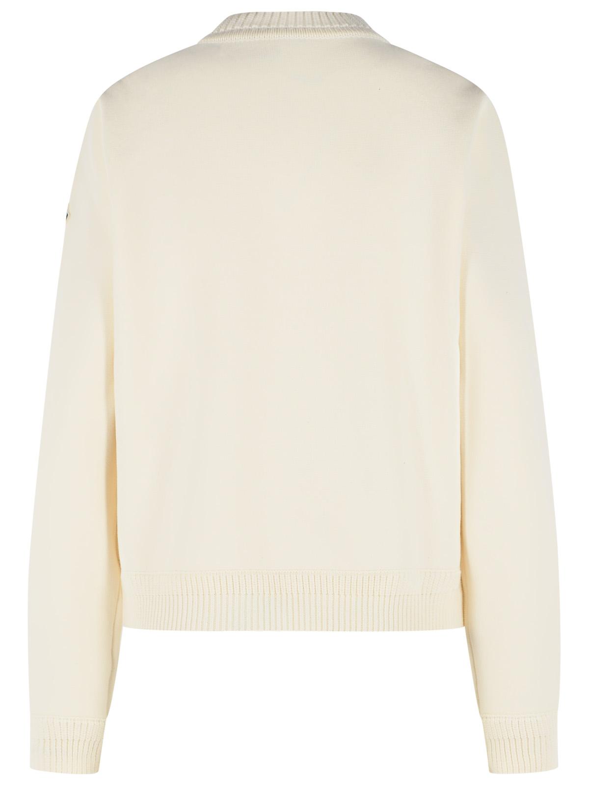 Moncler 'Tricot' Cream Cotton Cardigan Women MONCLER