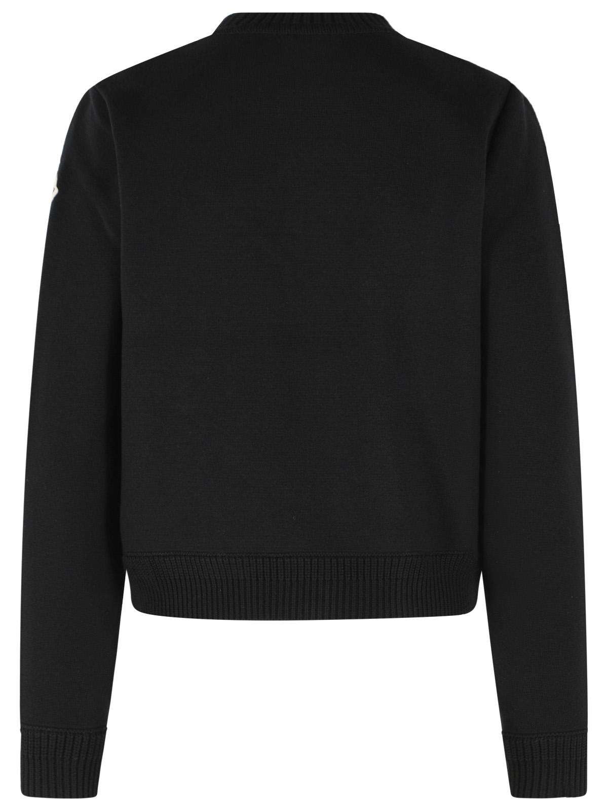 Moncler 'Tricot' Black Cotton Cardigan Women MONCLER