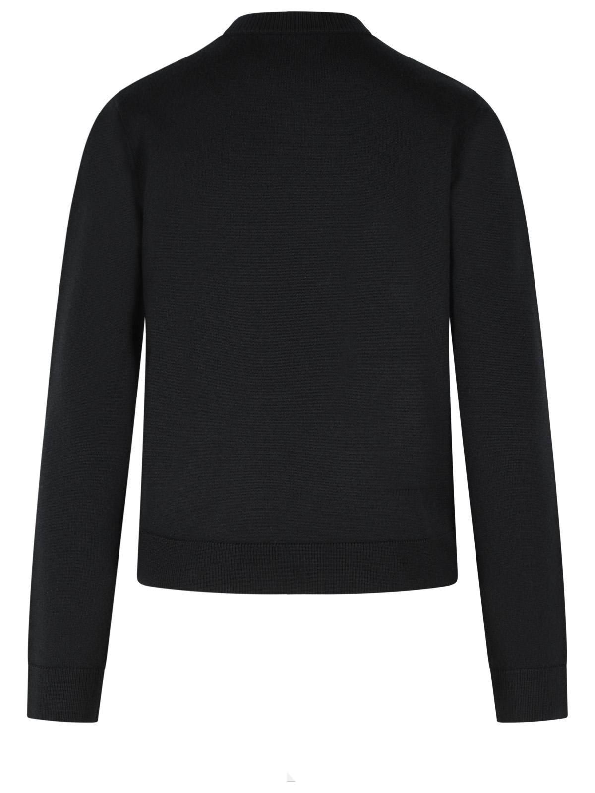 Moncler 'Tricot' Black Virgin Wool Cardigan Women MONCLER
