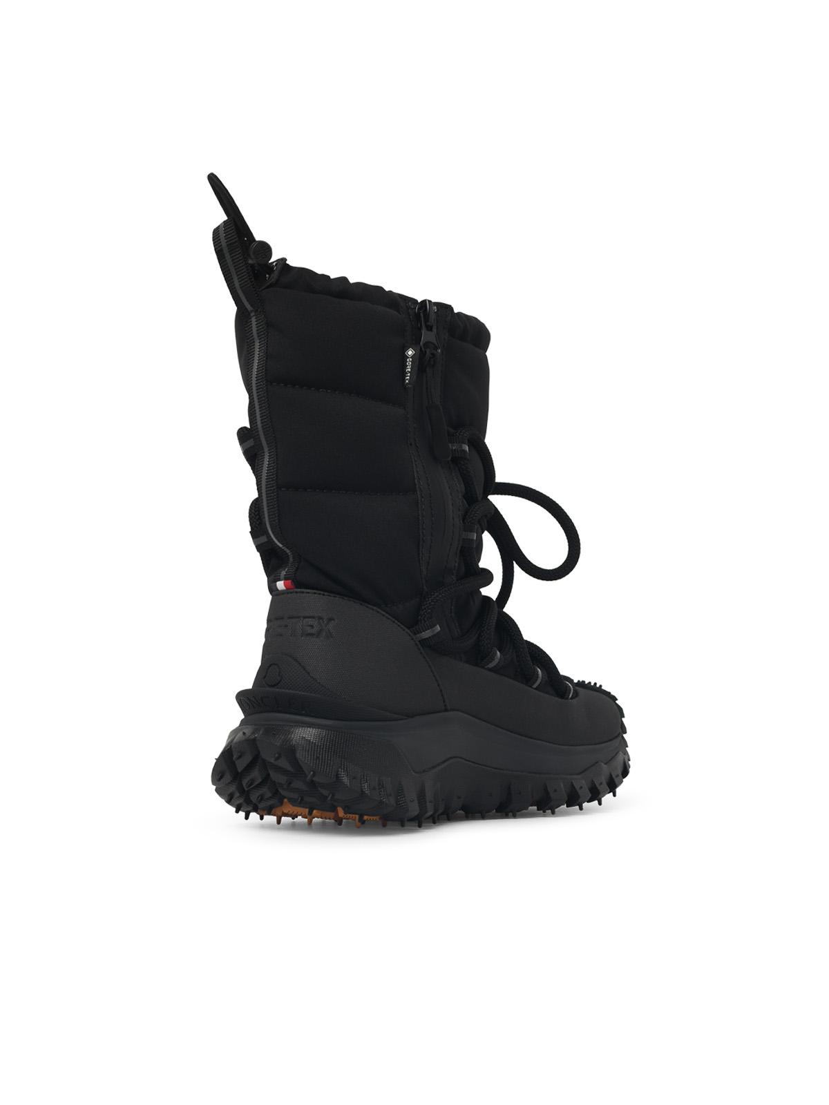 Moncler 'Trailgrip Après' Black Stretch Nylon High Boots Women MONCLER