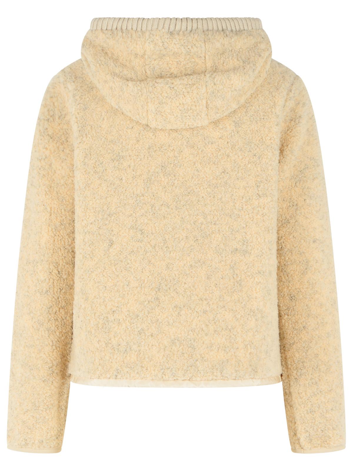 Moncler Beige Cotton Blend Sweater Women MONCLER