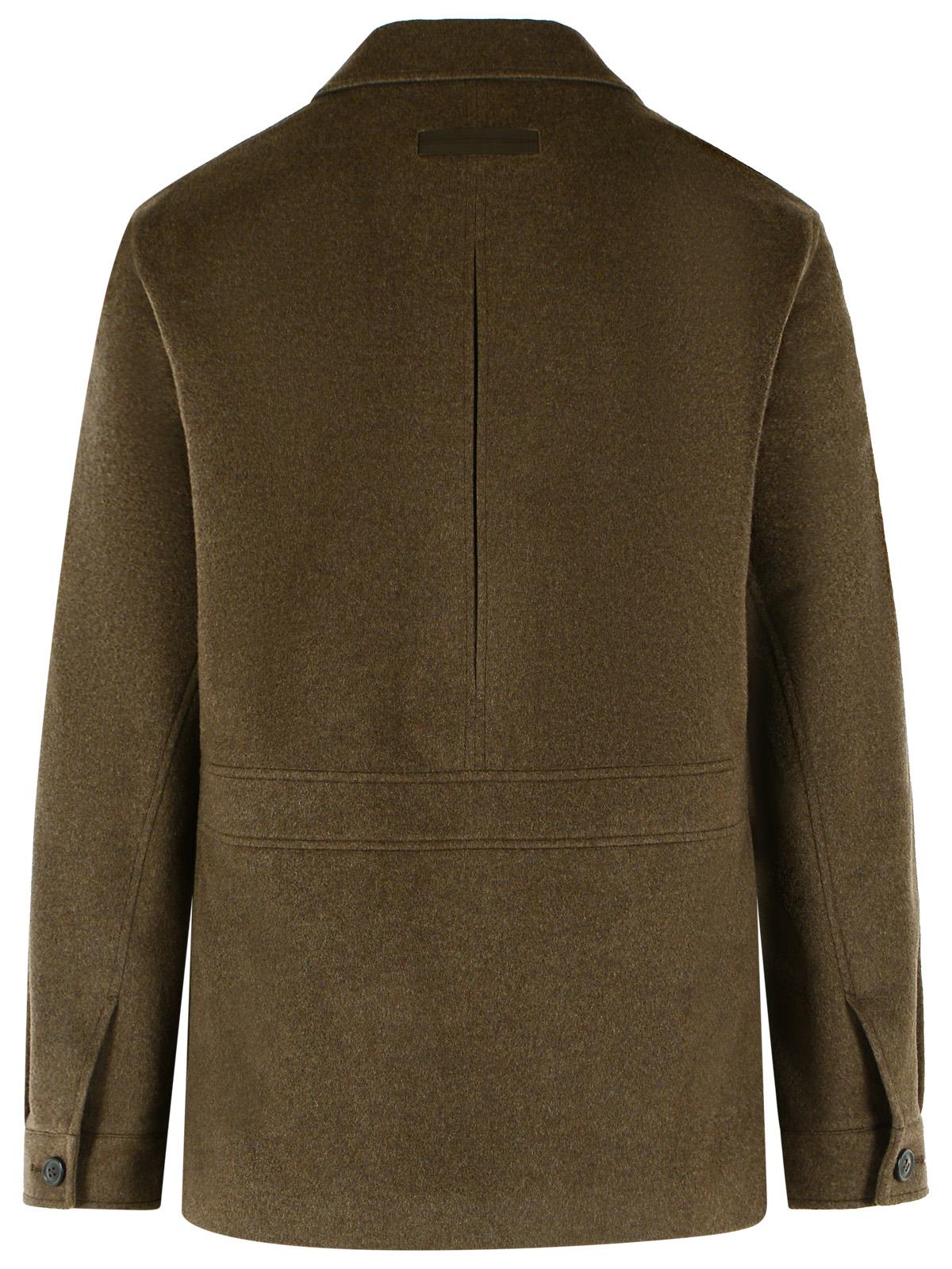 Zegna 'Elements Oasi' Brown Cashmere Jacket Men ZEGNA