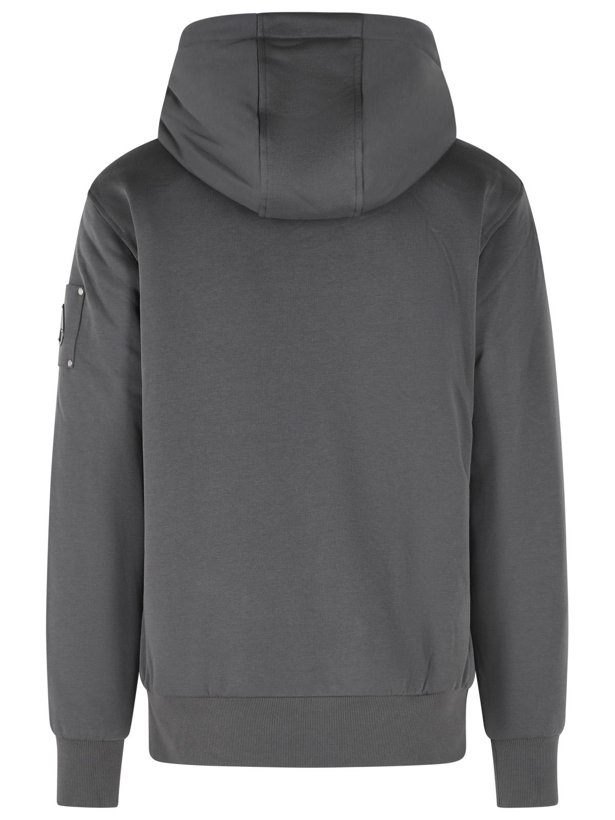 Moose Knuckles 'Bunny' Sweatshirt In Grey Cotton Blend Men MOOSE KNUCKLES