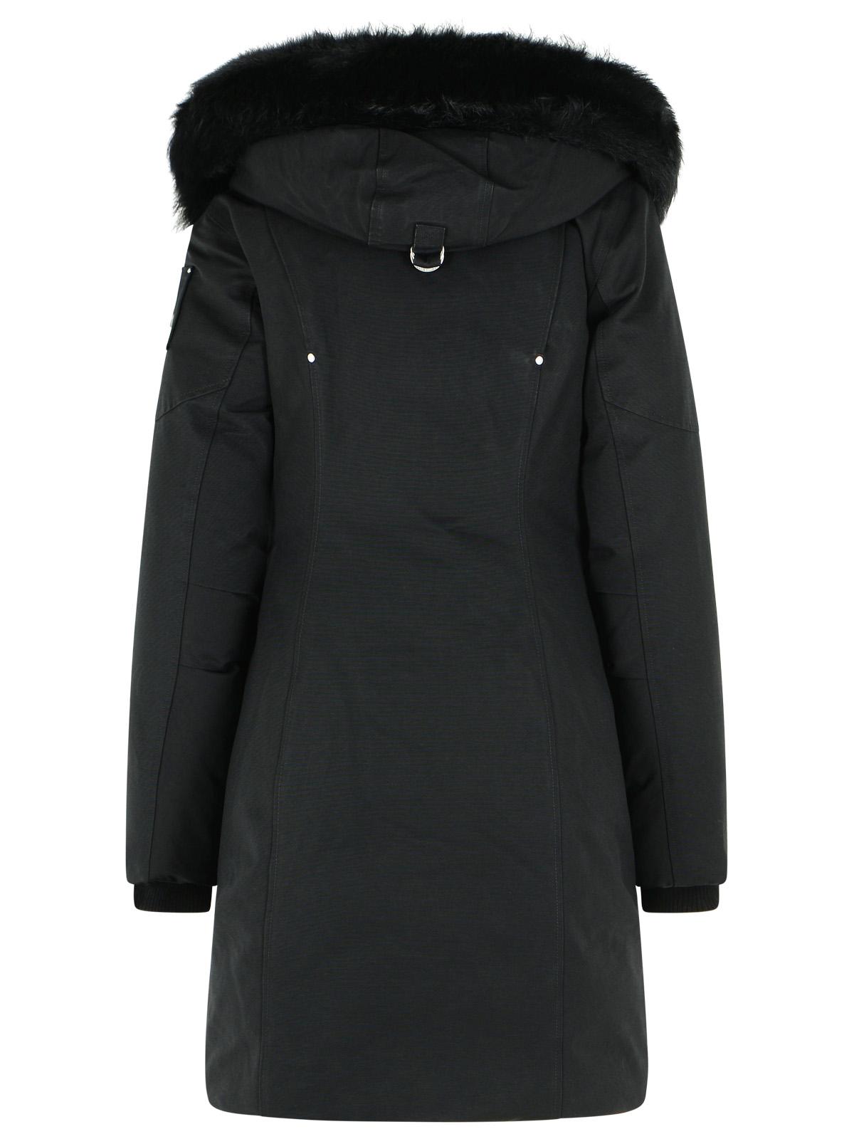 Moose Knuckles 'Stirling Original' Black Cotton Blend Parka Women MOOSE KNUCKLES
