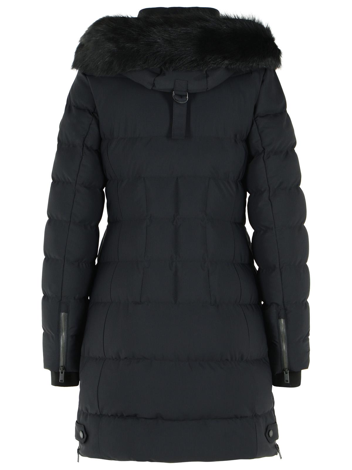 Moose Knuckles 'Watershed 3' Black Nylon Blend Parka Women MOOSE KNUCKLES