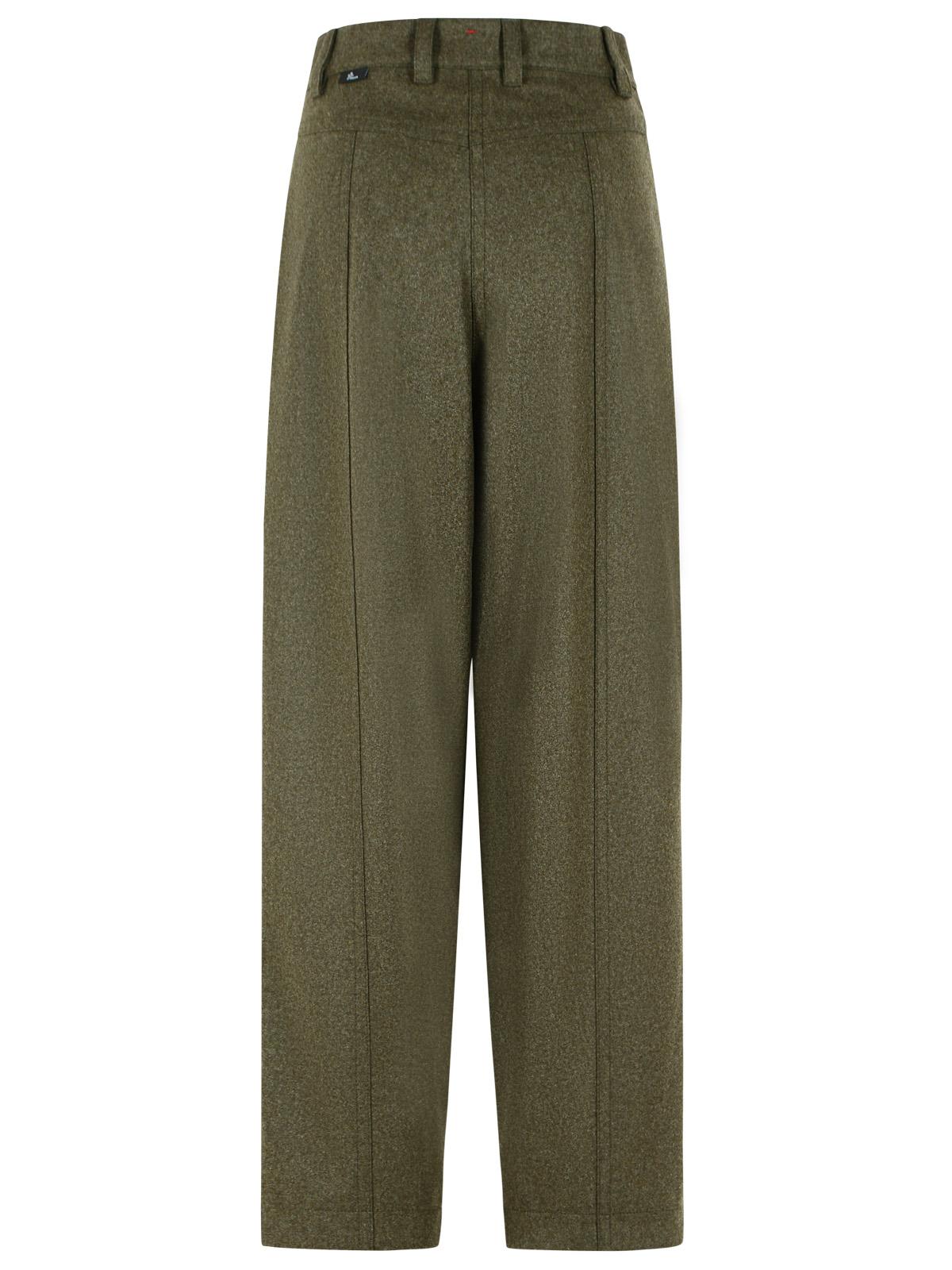 Moncler Grenoble 'Loden' Olive Green Virgin Wool Pants Women MONCLER GRENOBLE