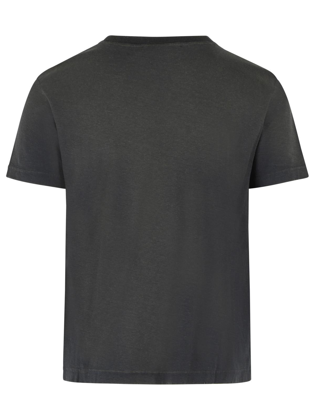 Acne Studios Faded Black Cotton Blend T-Shirt Men ACNE STUDIOS