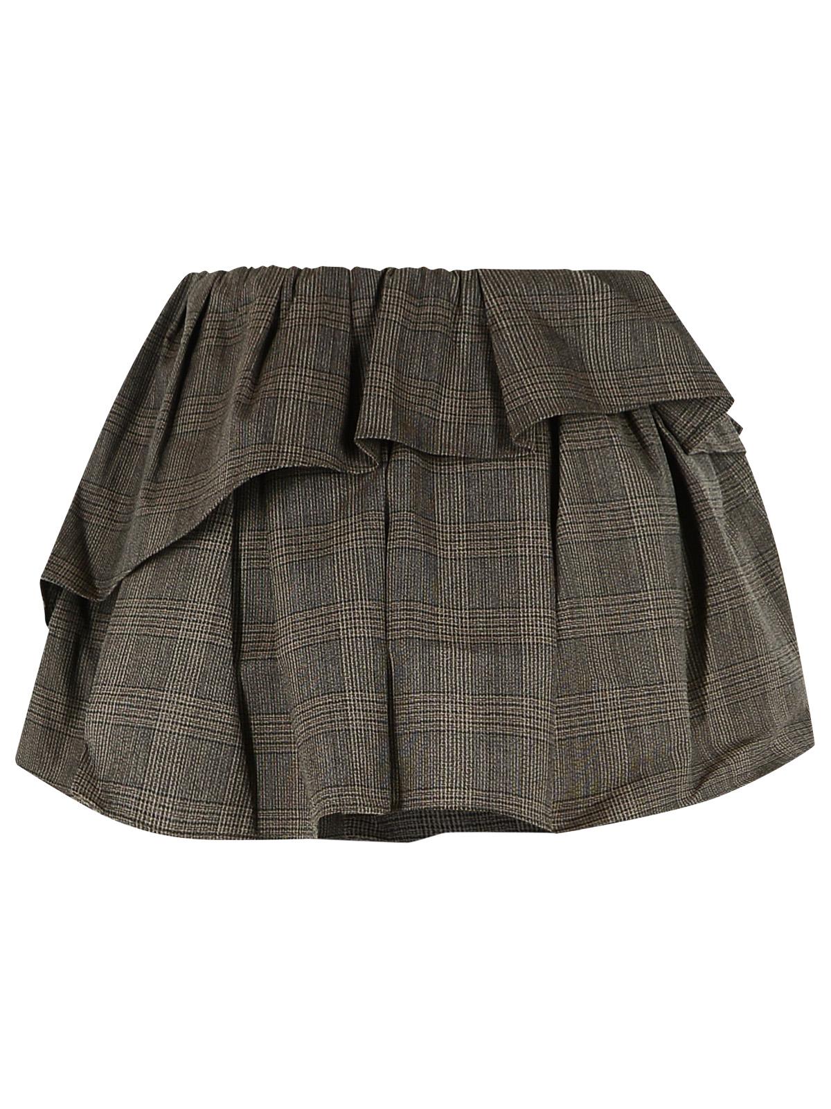 Acne Studios Brown Wool Blend Skirt Women ACNE STUDIOS