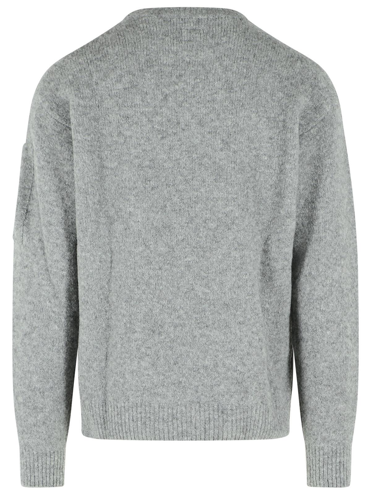 C.P. Company Grey Wool Blend Sweater Men C.P. COMPANY
