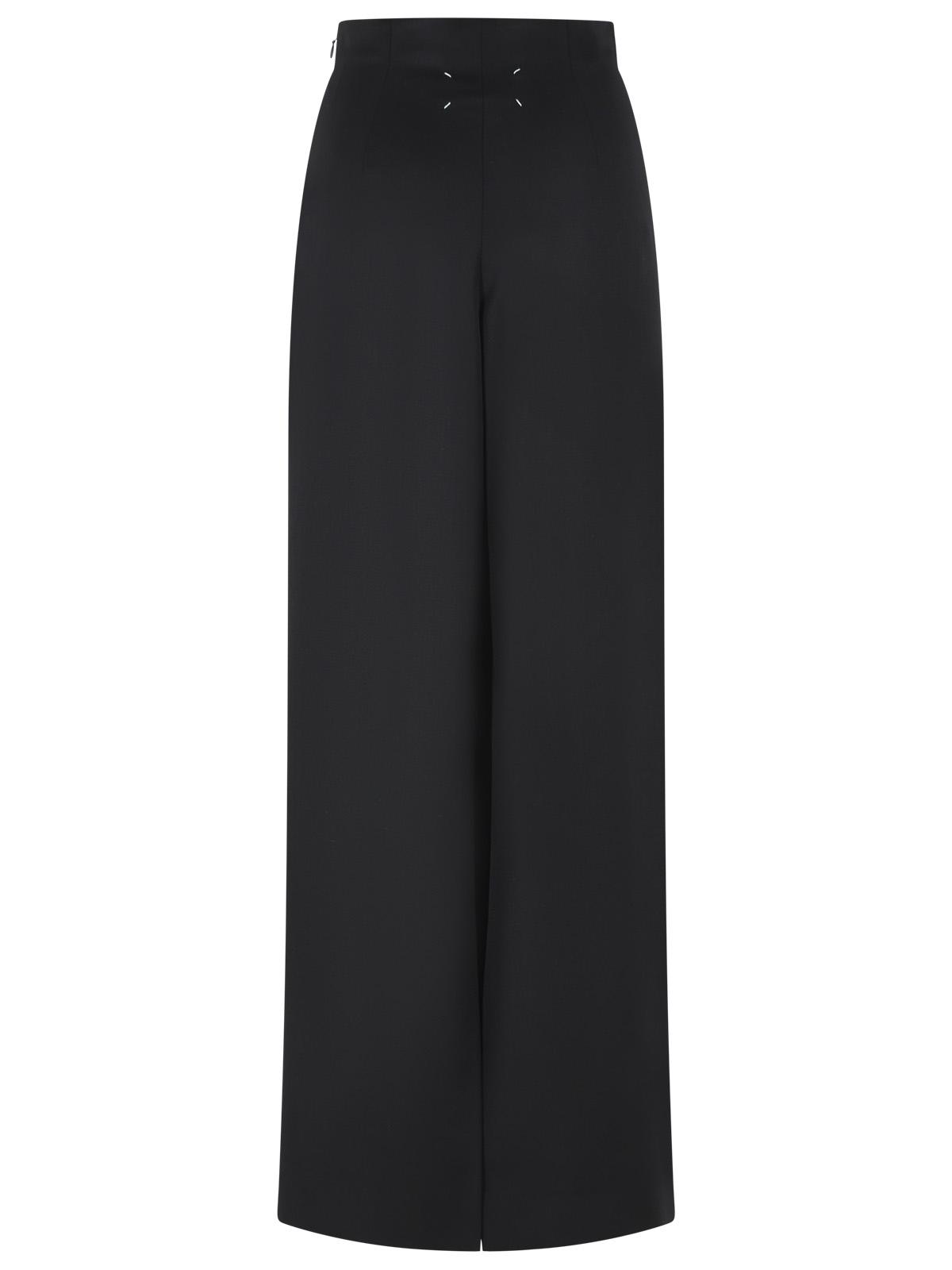 Maison Margiela Black Virgin Wool Maxi Trouser Skirt Women MAISON MARGIELA