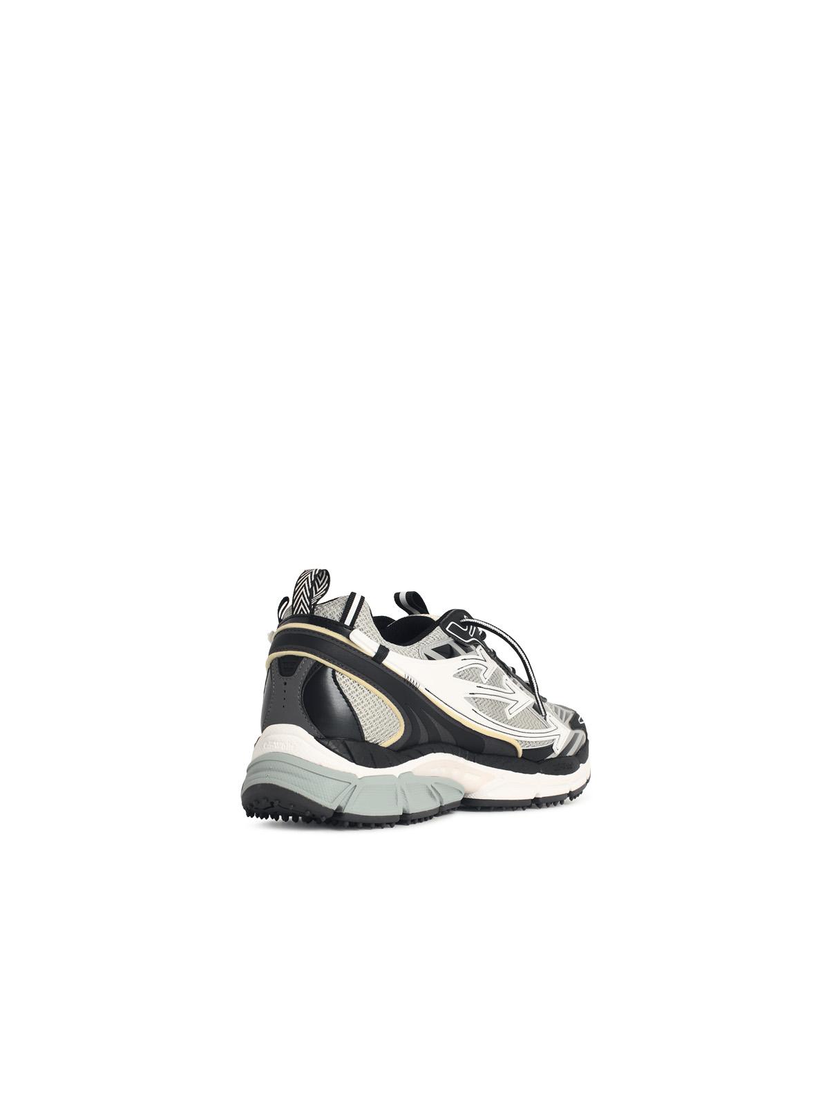 Off-White 'Be Right Back' Grey Mesh Sneakers Men OFF-WHITE