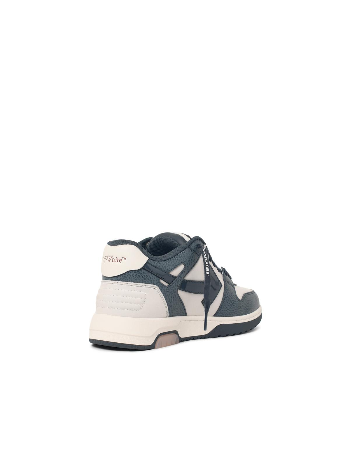 Off-White 'Out Of Office' White And Blue Leather Sneakers Men