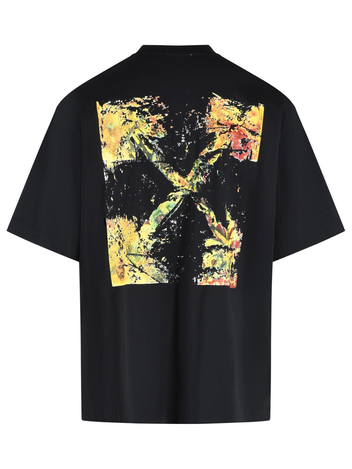 Off-White 'Spices Arrow' Black Cotton T-Shirt Men OFF-WHITE