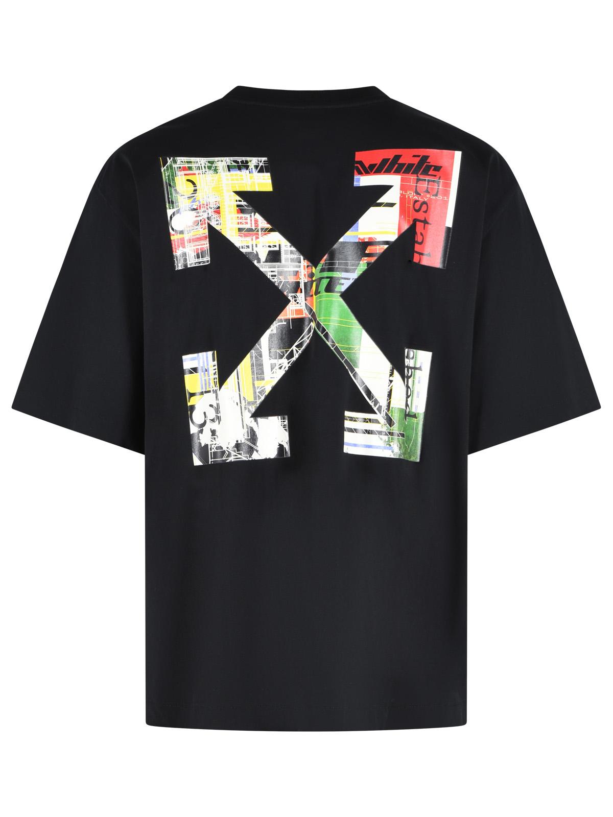 Off-White 'Industrial Arrow' Black Cotton T-Shirt Men