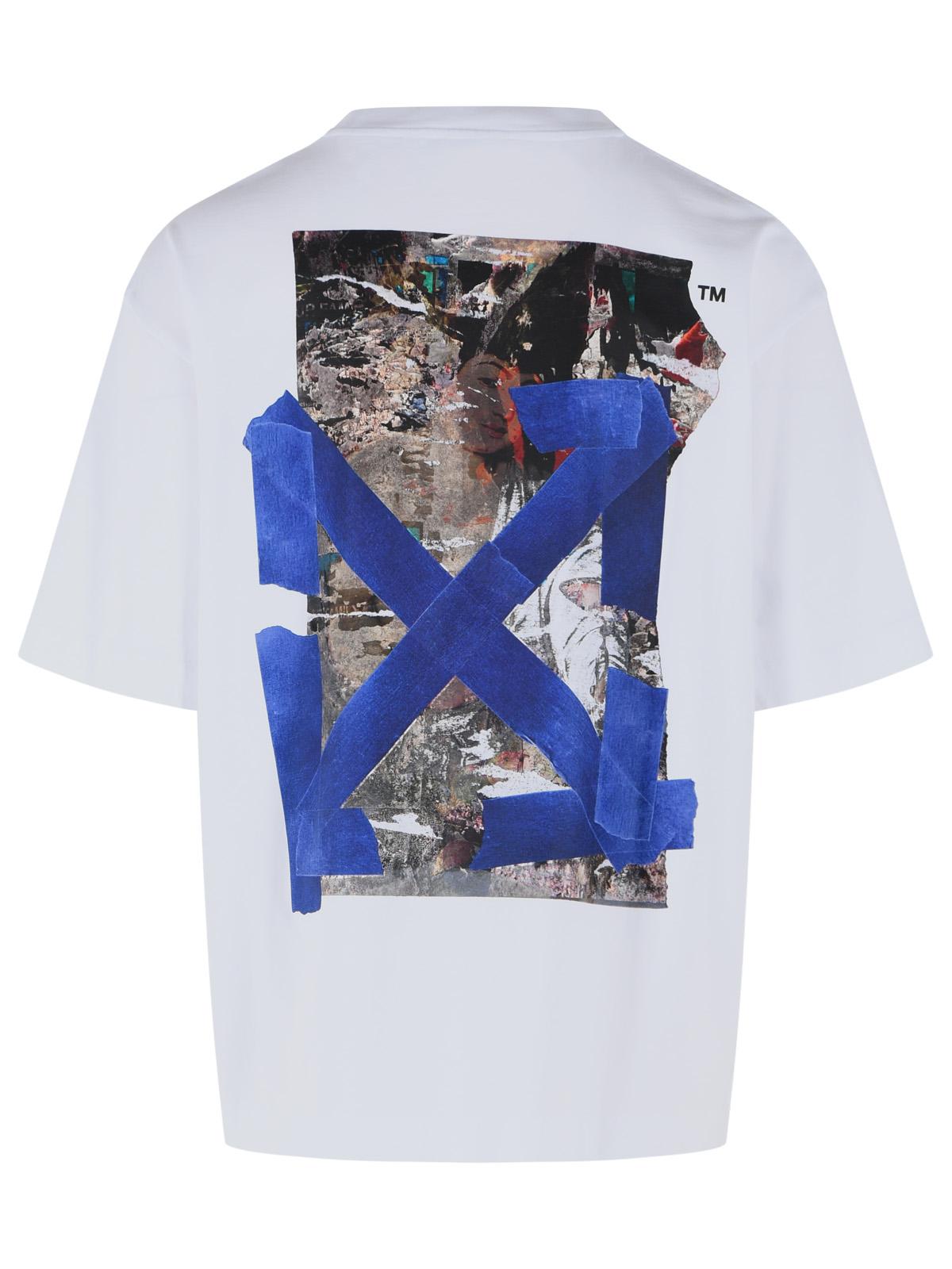 Off-White 'Bacco Arrow' White Cotton T-Shirt Men OFF-WHITE