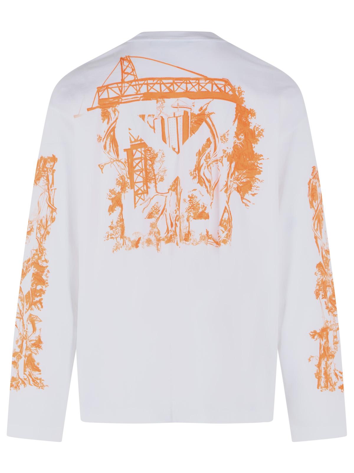 Off-White 'City Nature' White Cotton T-Shirt Men OFF-WHITE