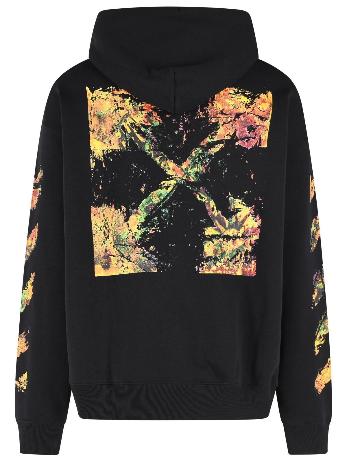 Off-White 'Spices Arrow' Black Cotton Sweatshirt Men OFF-WHITE