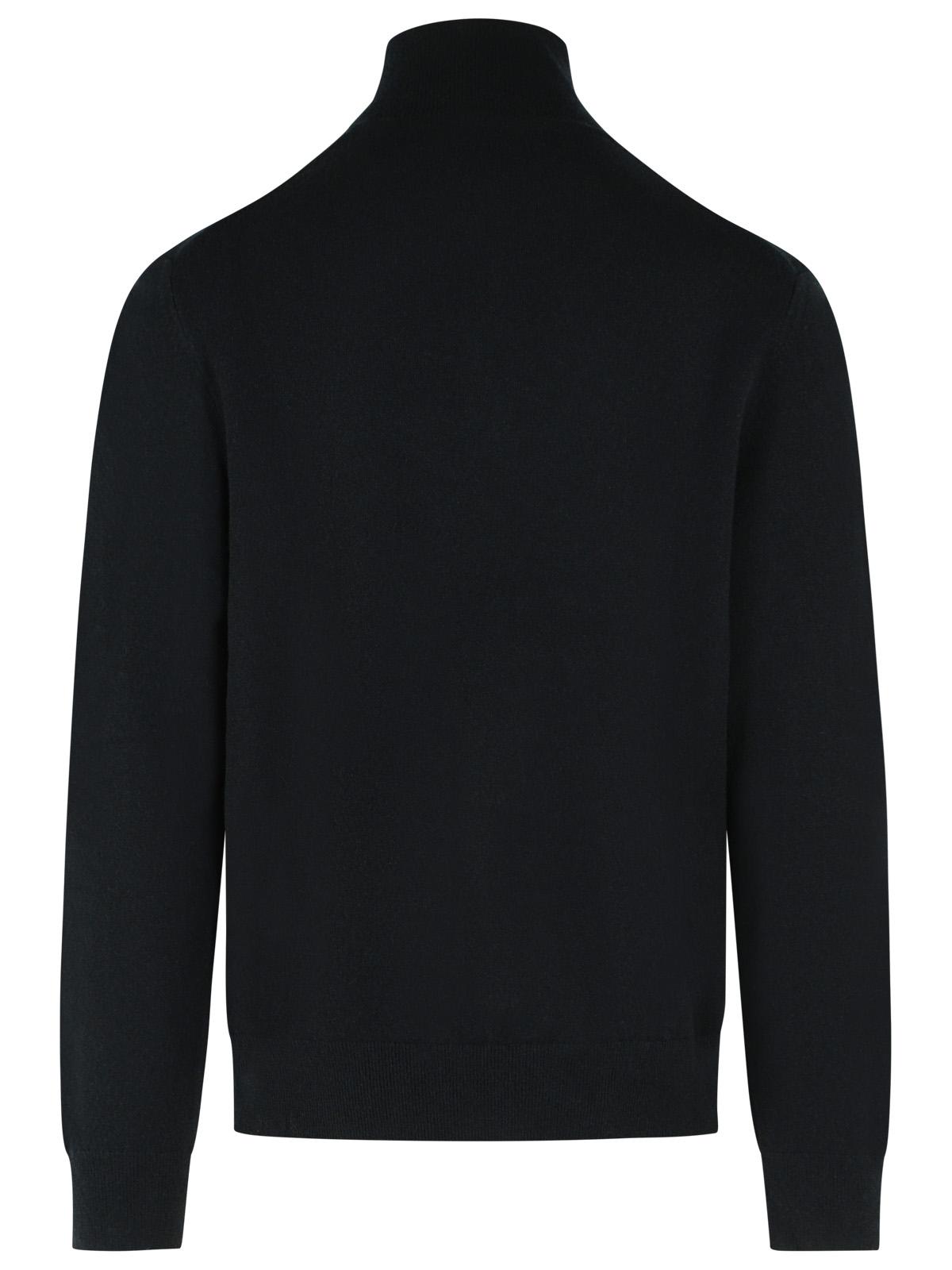 Burberry Black Cashmere Blend Sweater Men BURBERRY