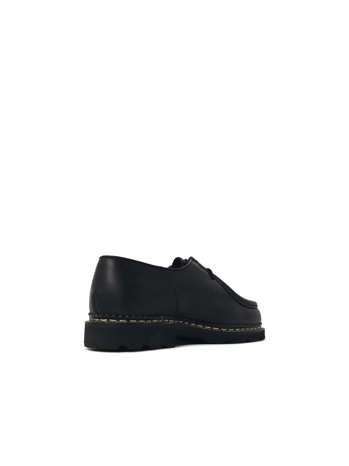 Paraboot 'Michael' Black Leather Loafers 'Lisse Noir' Men PARABOOT