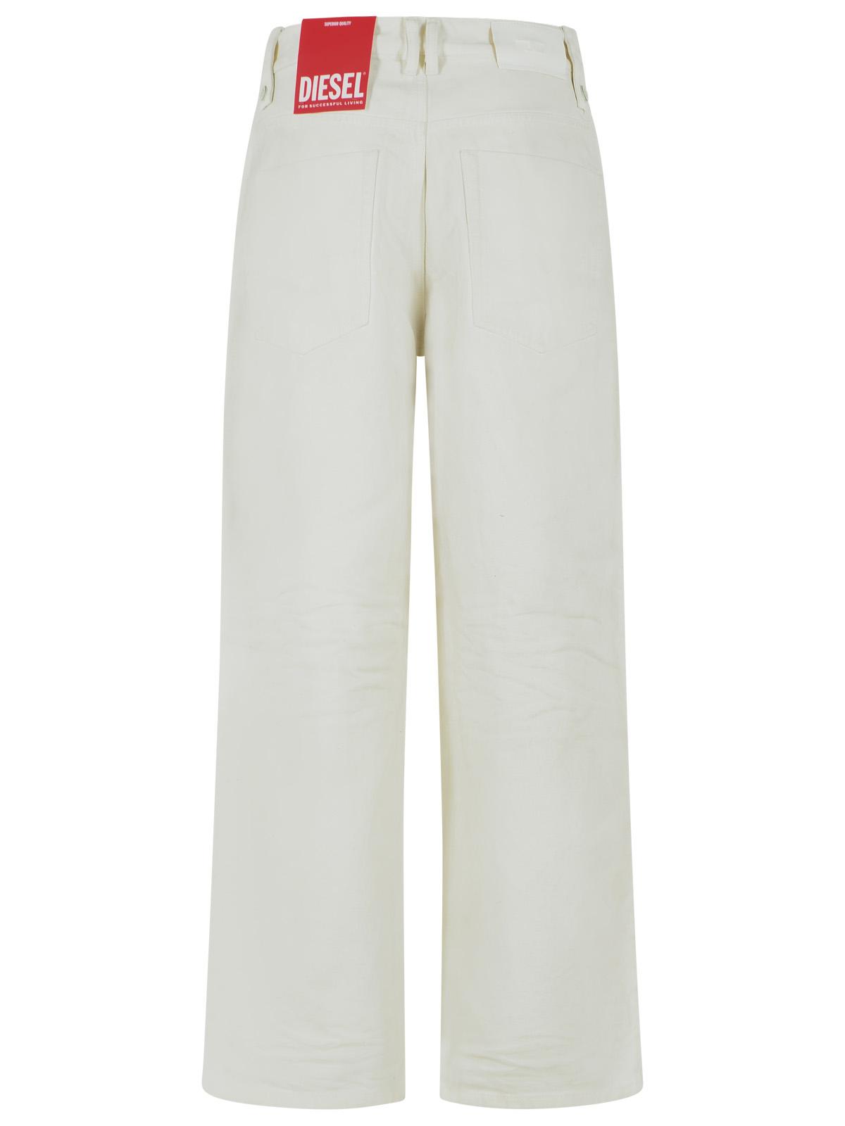 Diesel 'D-Hakou' White Denim Jeans Women DIESEL