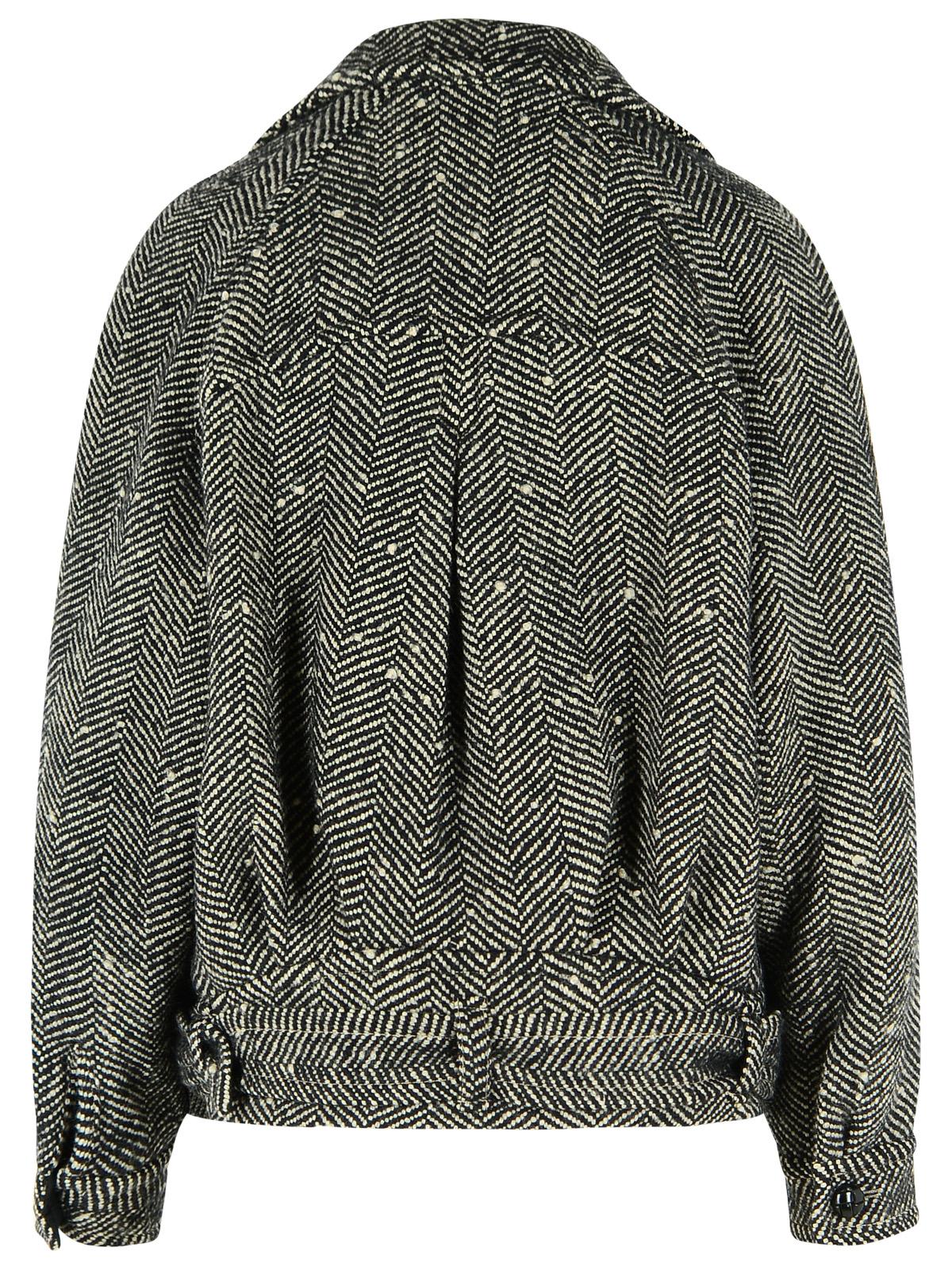 Isabel Marant 'Elvane' Black Virgin Wool And Ecru Jacket Women ISABEL MARANT