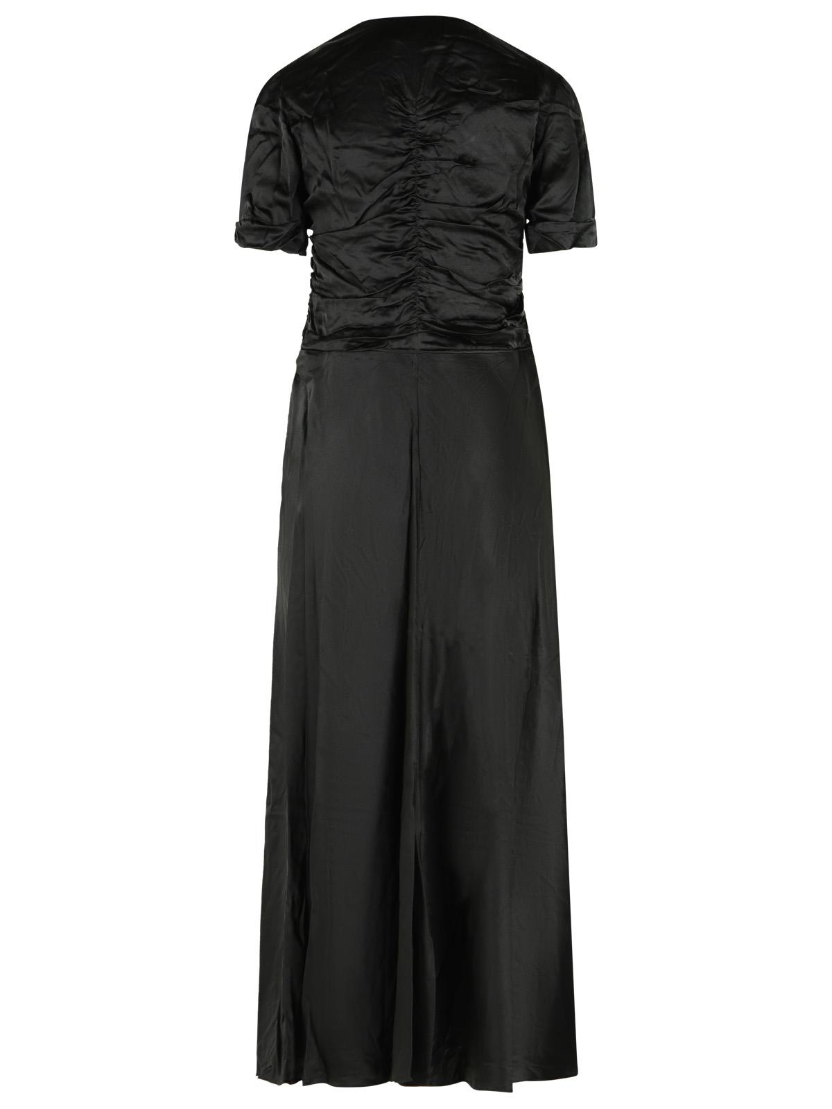 Isabel Marant 'Louane' Black Silk Maxi Dress Women ISABEL MARANT