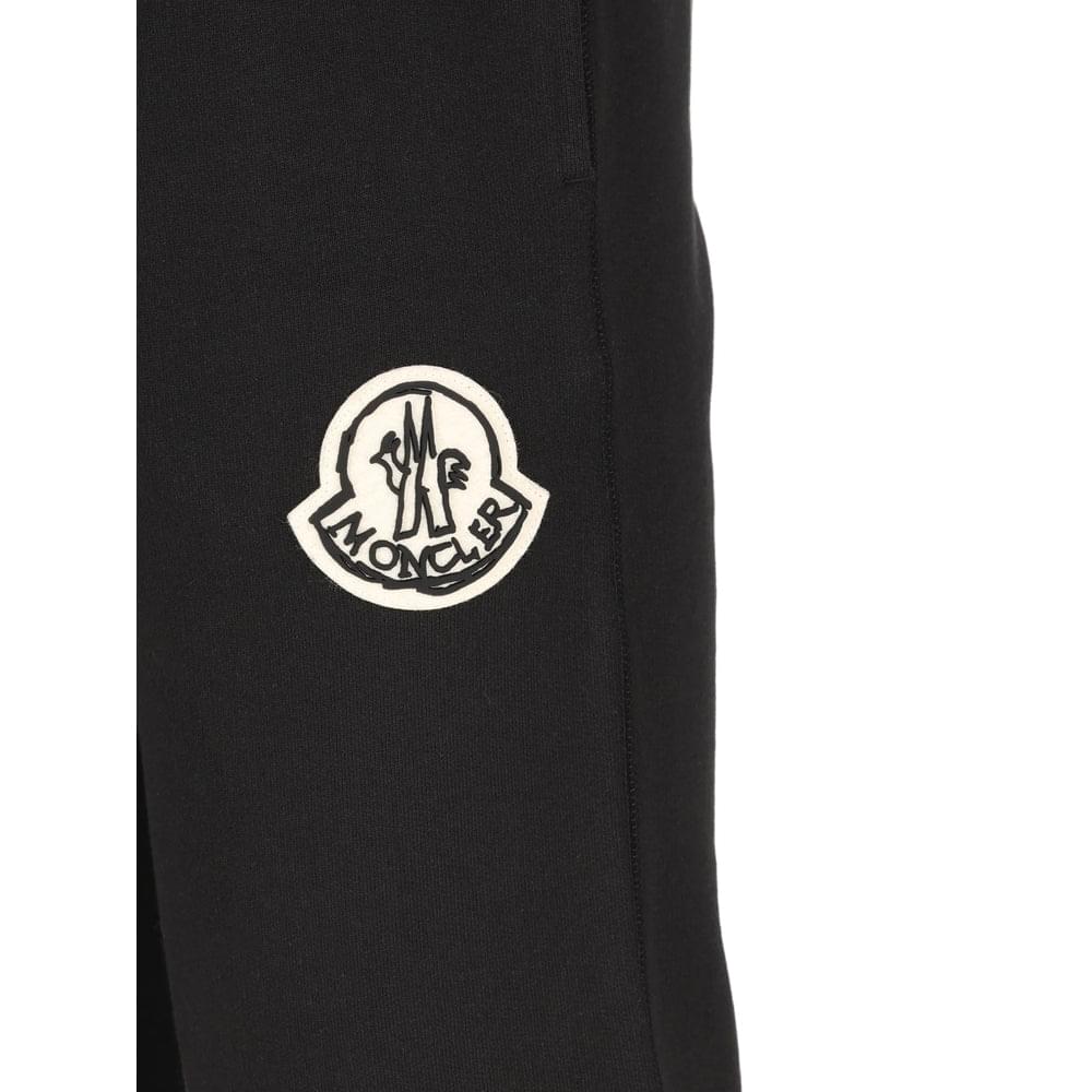 Moncler Black Trousers - Track Pants Men MONCLER