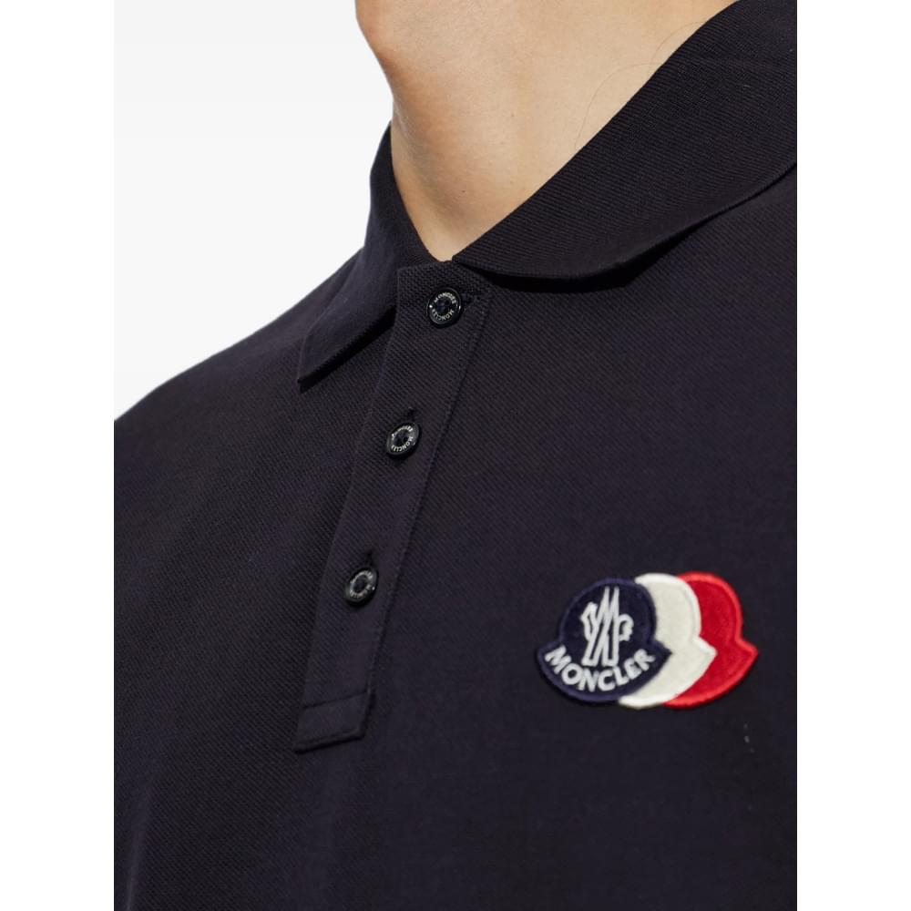 Moncler Blue Polo Shirts Men MONCLER