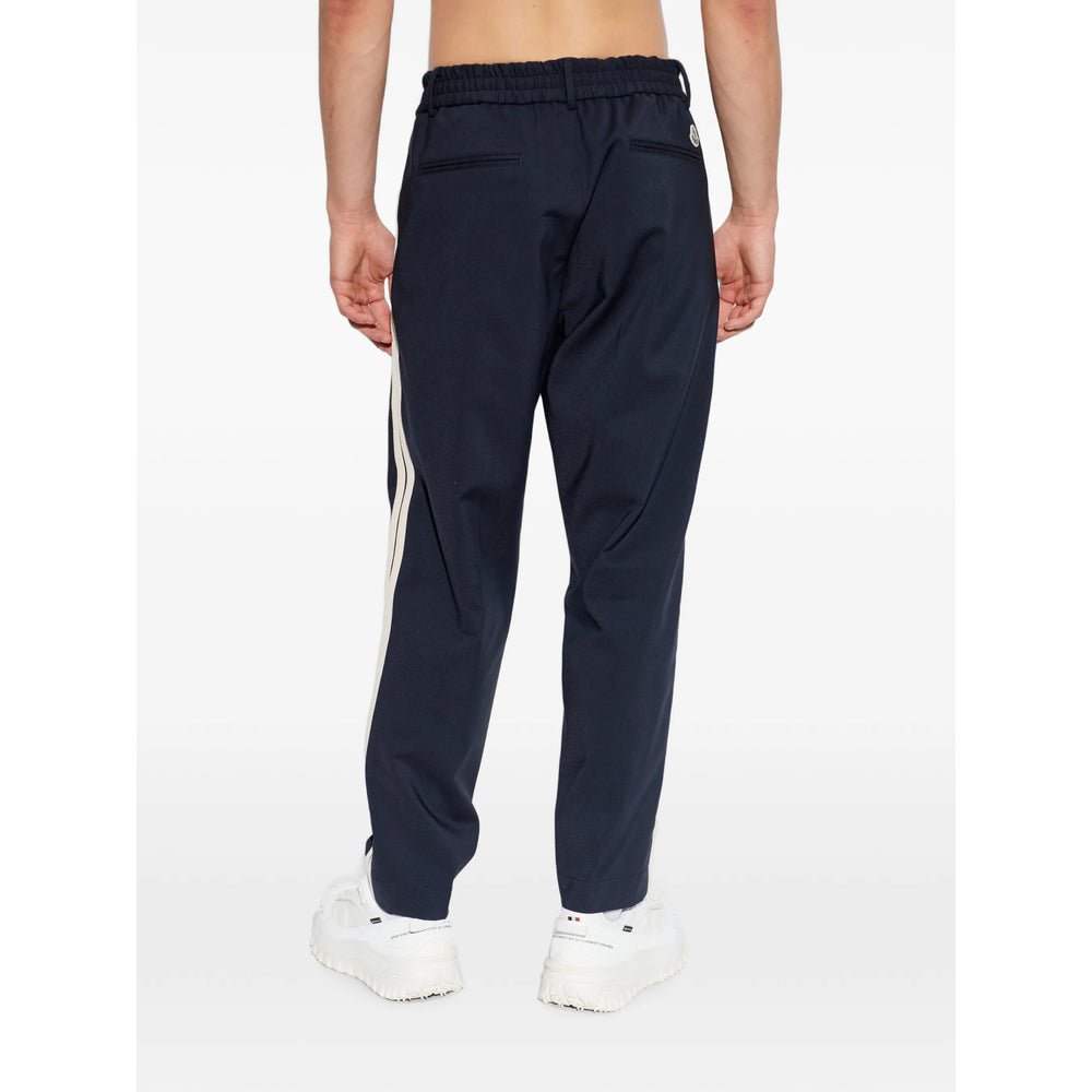 Moncler Blue Trousers - Regular & Straight-Leg Trousers Men MONCLER