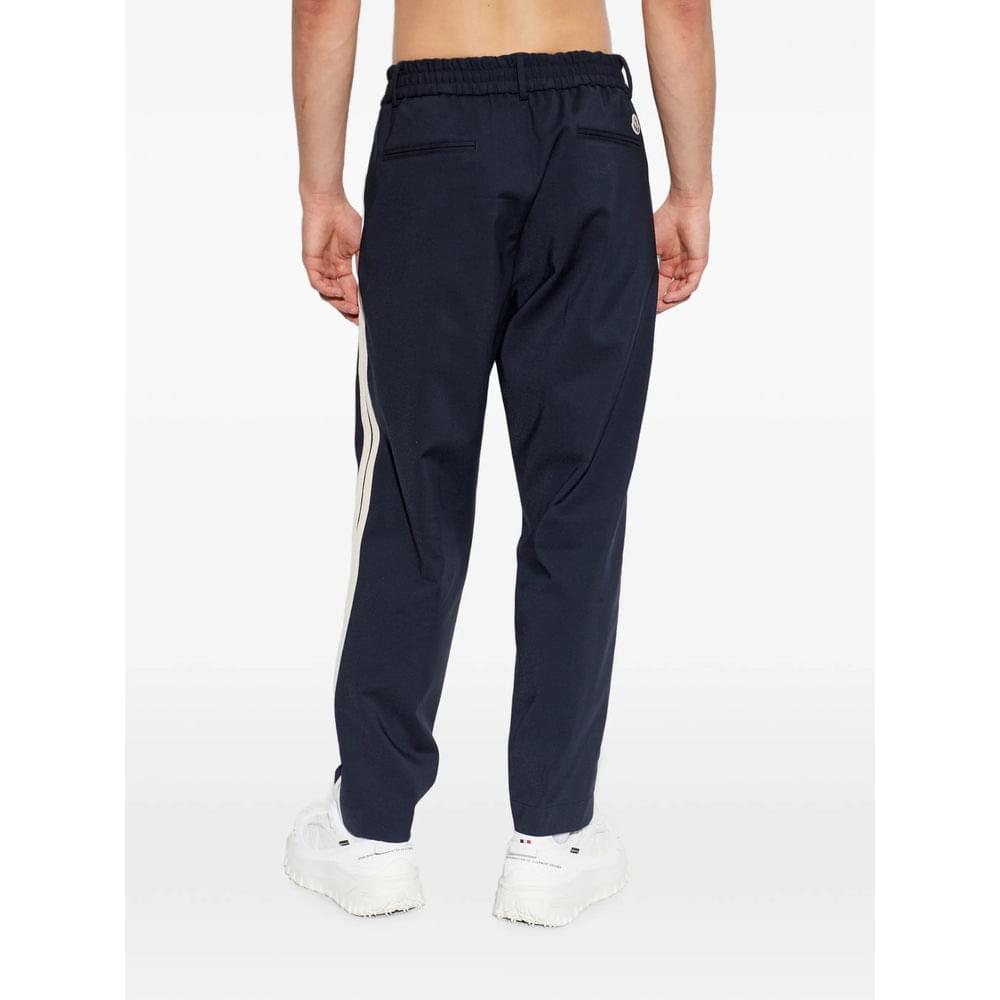 Moncler Blue Trousers - Regular & Straight-Leg Trousers Men MONCLER