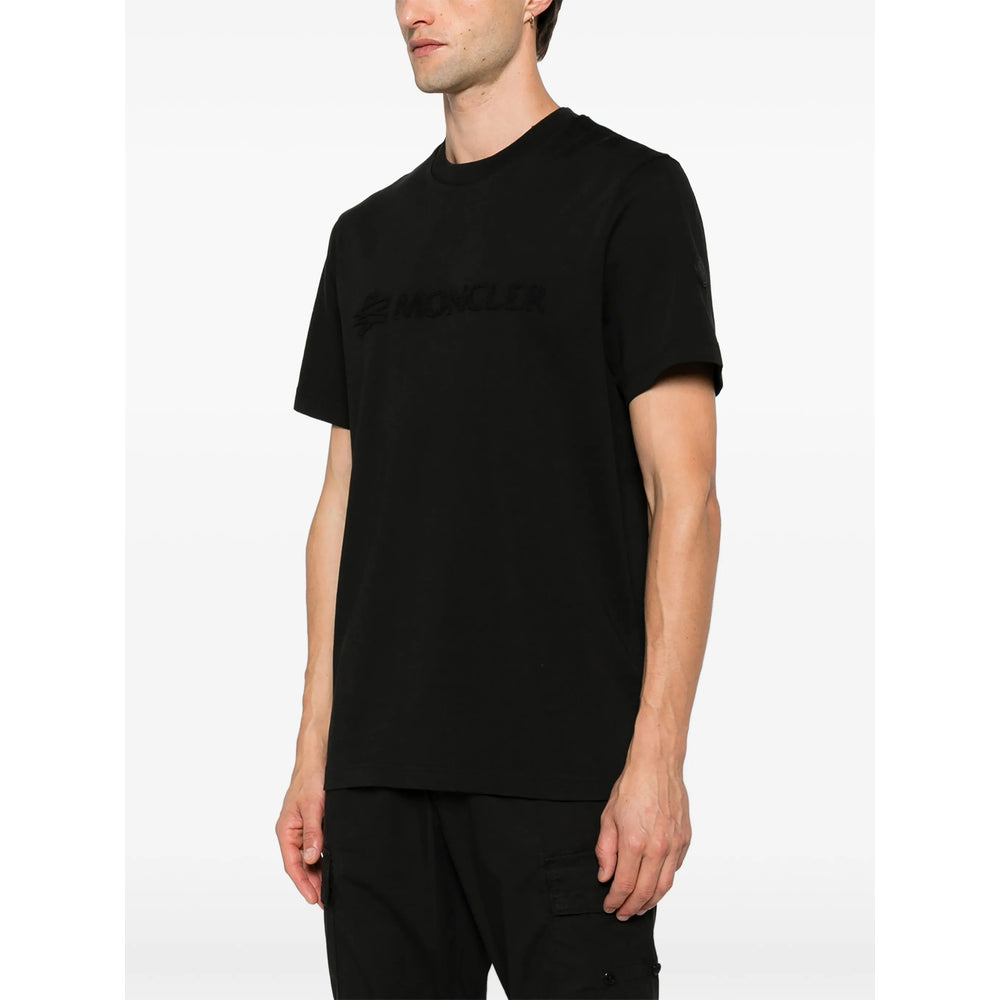 Moncler Black T-Shirts & Vests - T-Shirts Men MONCLER